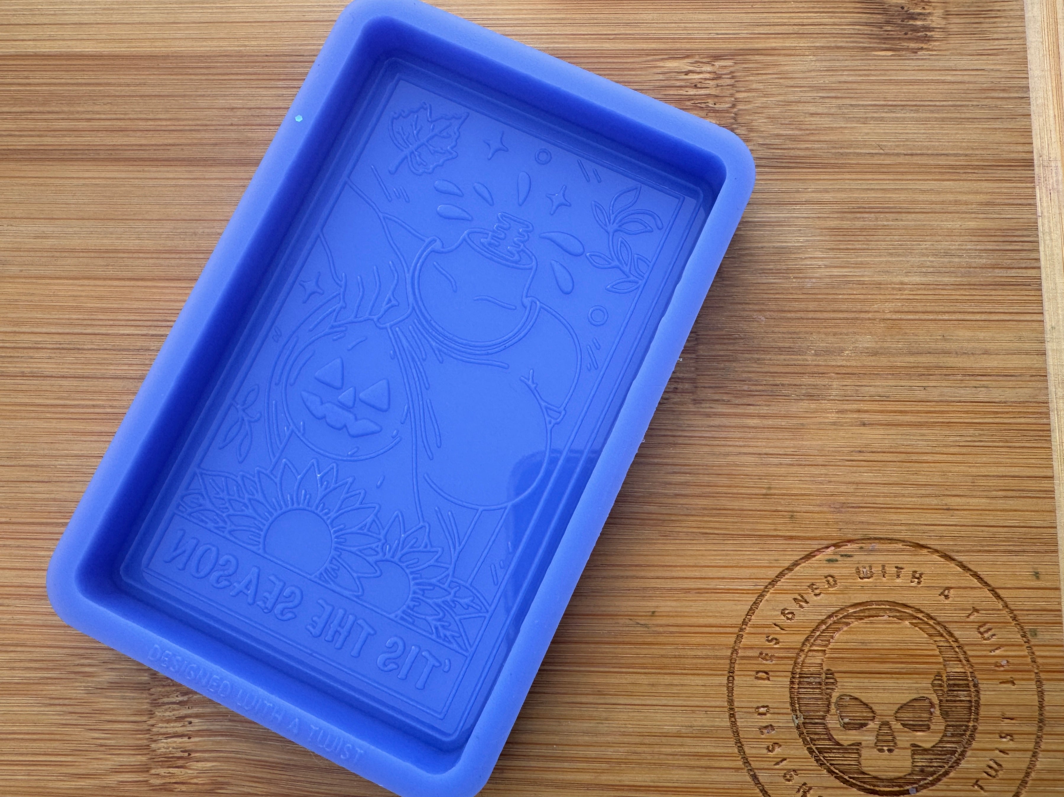 Tis The Season Halloween Tarot Cards Silicone Mold