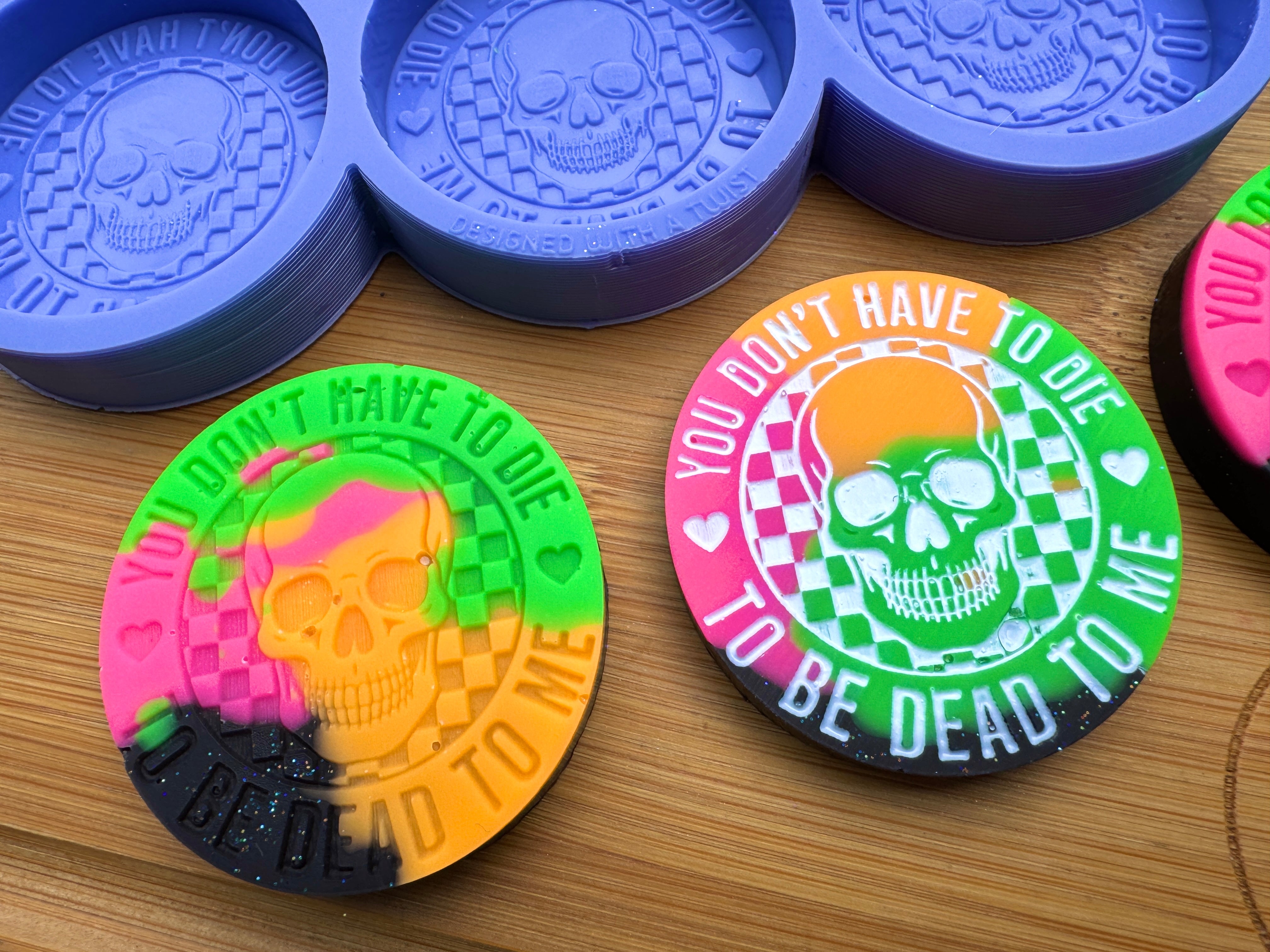 Dead To Me Silicone Trio Mold