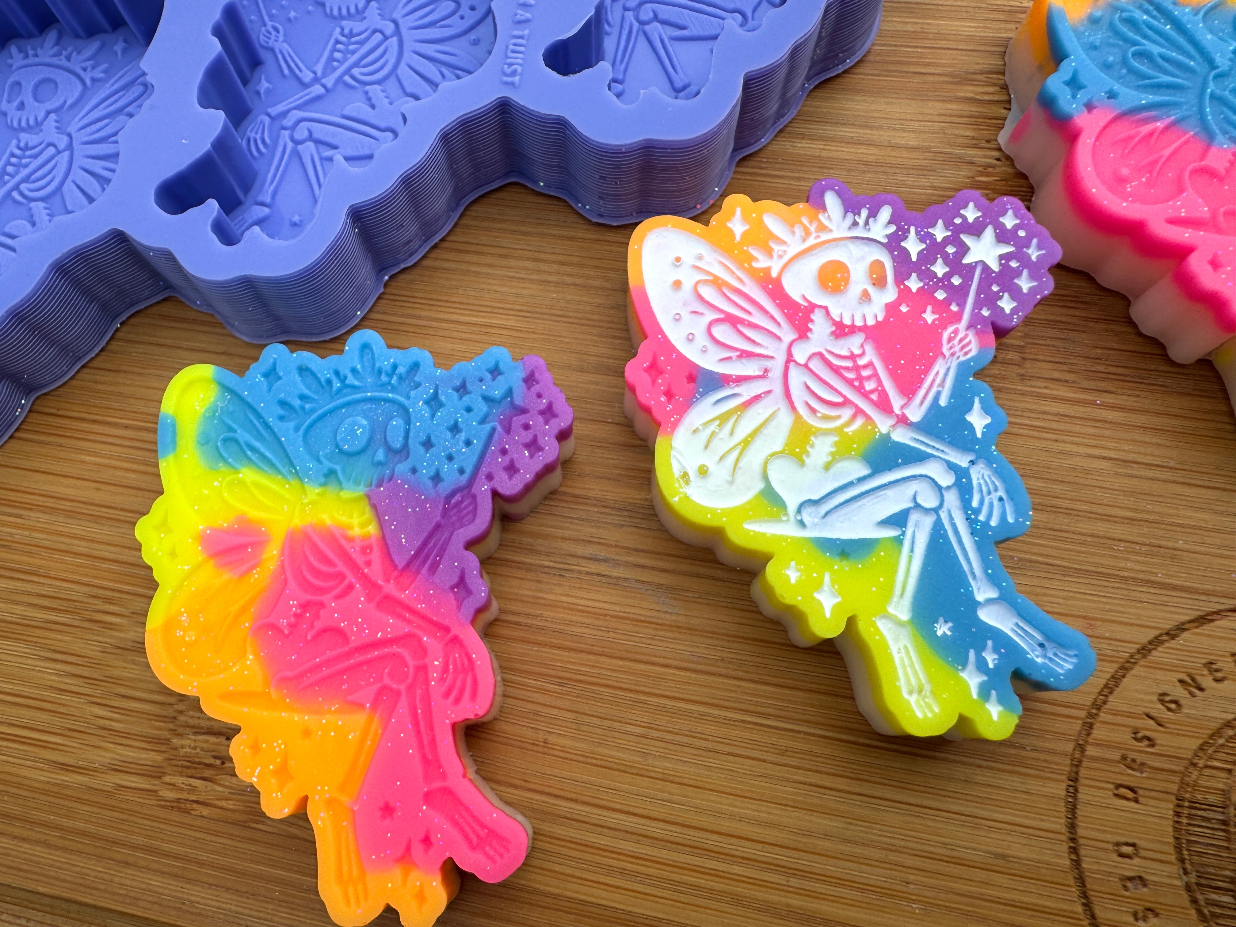Skeleton Fairy Silicone Trio Mold