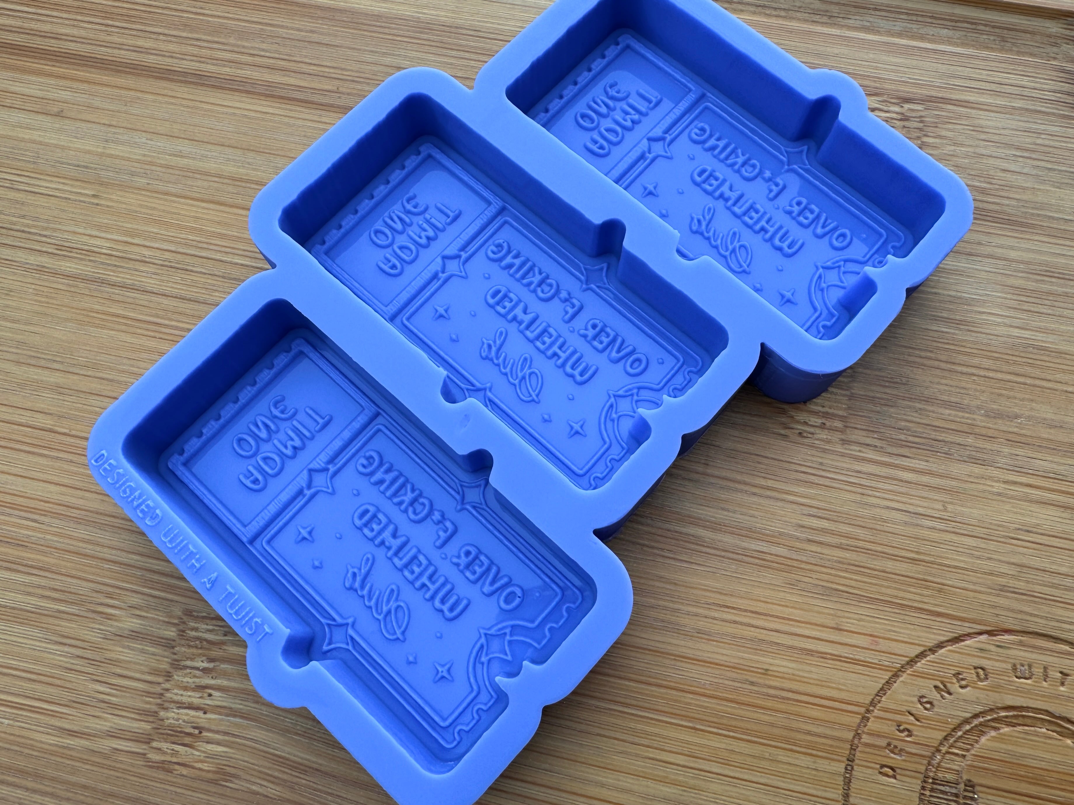 Over F*cking Whelmed Club Silicone Trio Mold