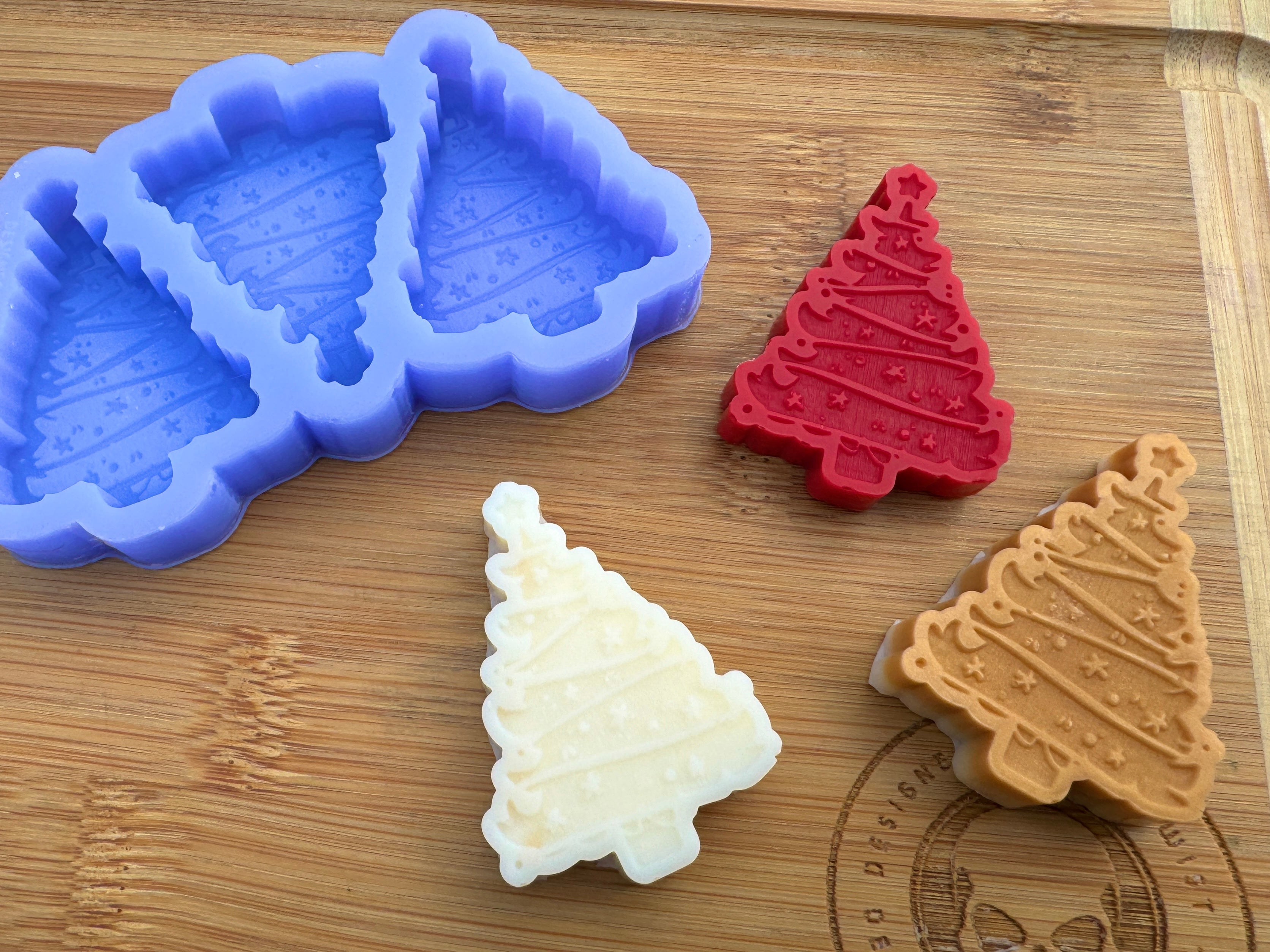 Cute Christmas Trees Silicone Mold