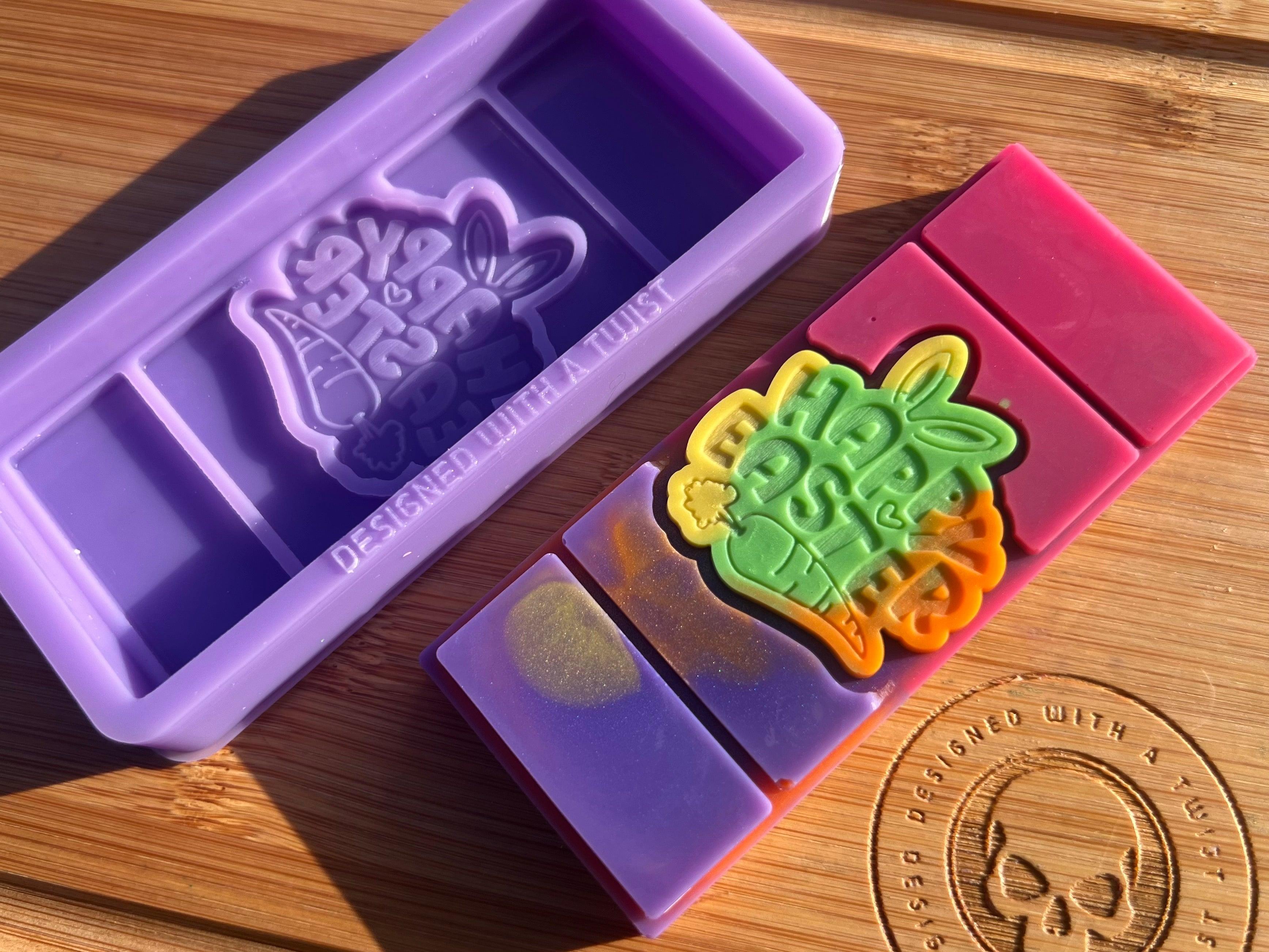 Happy Easter Snapbar Silicone Mold - Designed with a Twist - Top quality silicone molds made in the UK.