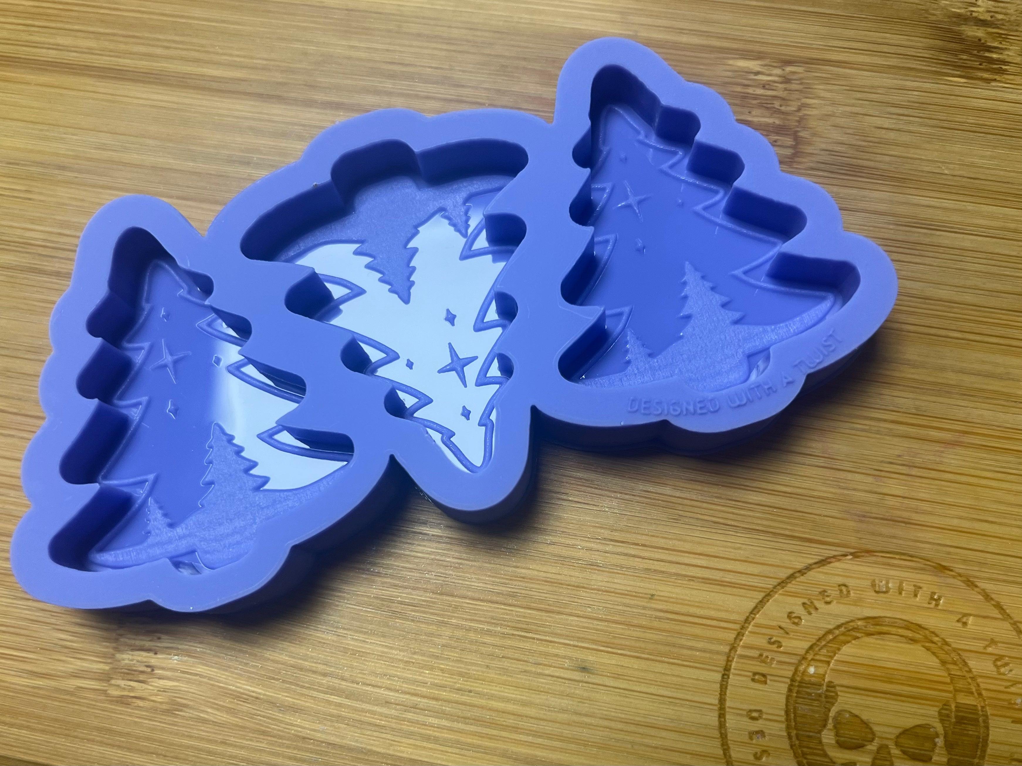 Christmas Tree Wax Melt Silicone Mold - Designed with a Twist - Top quality silicone molds made in the UK.