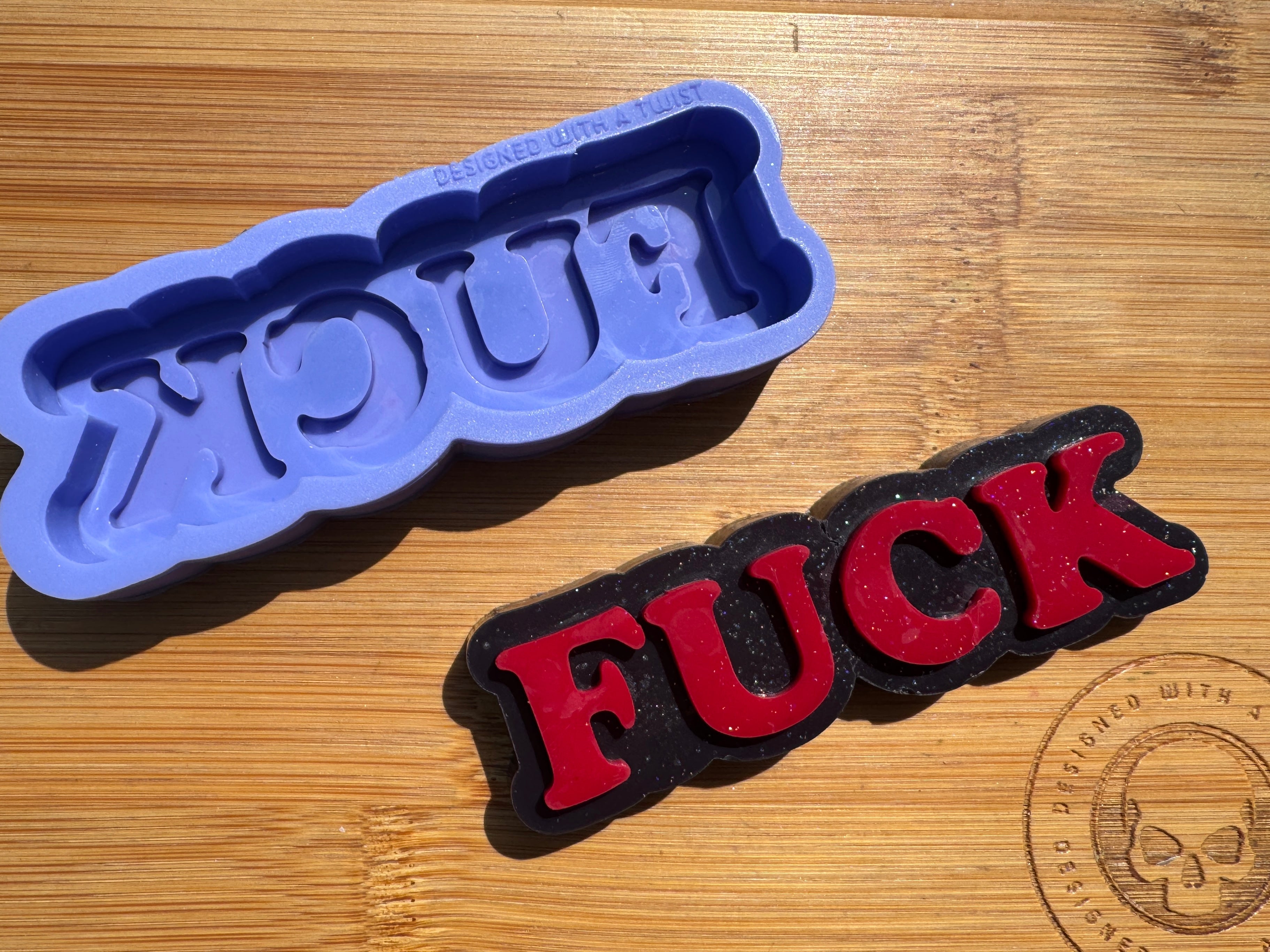 Large F*ck Silicone Mold