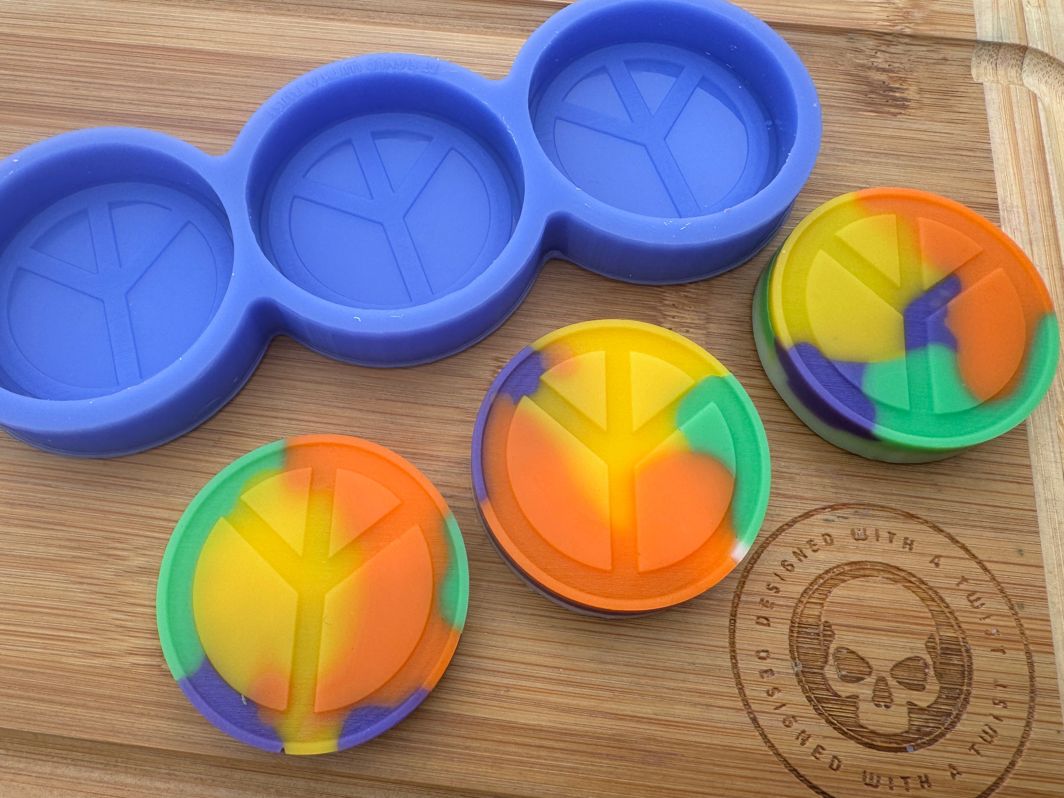 Peace Sign Silicone Mold