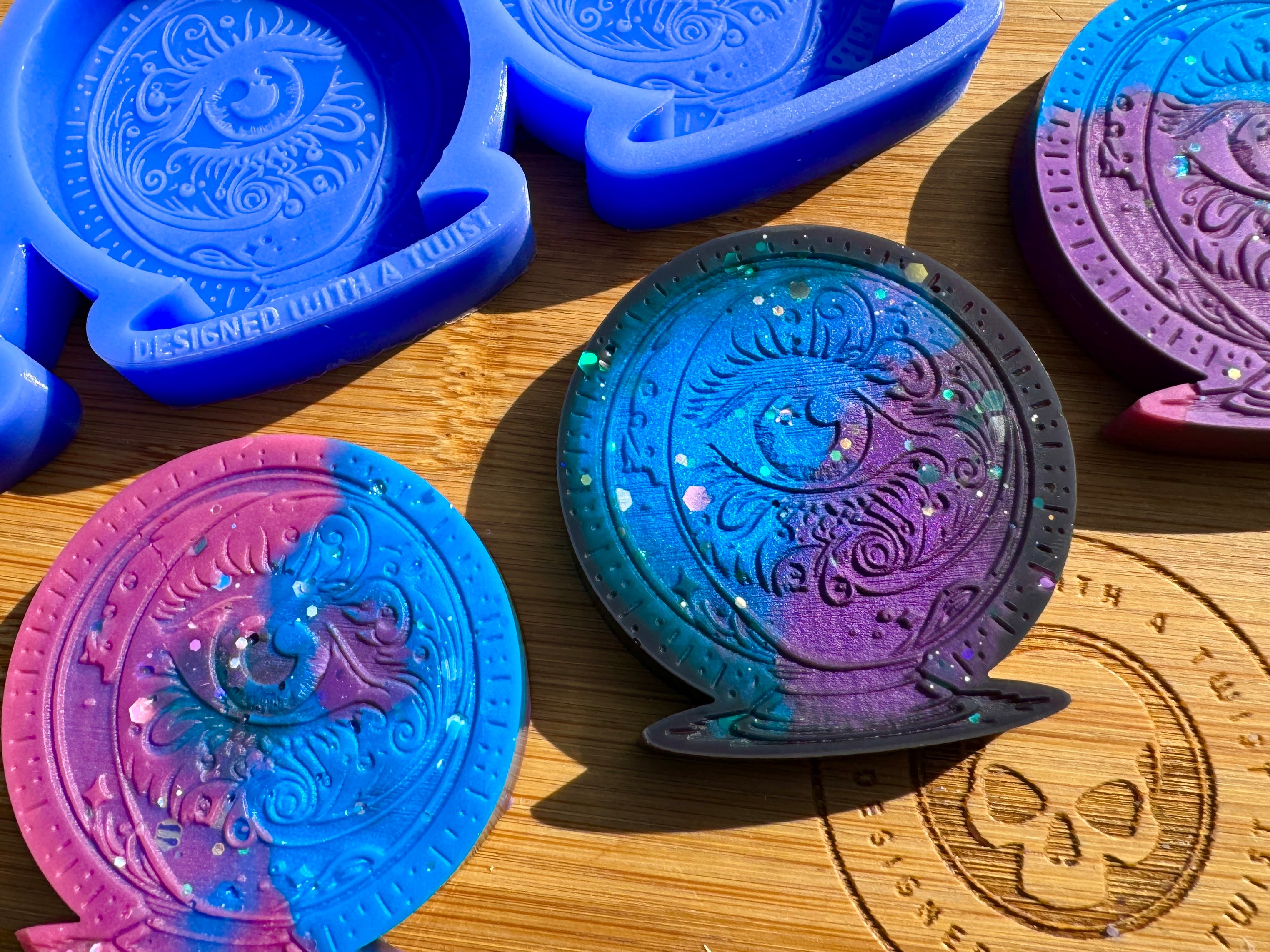 Evil Eye Crystal Ball Silicone Mold