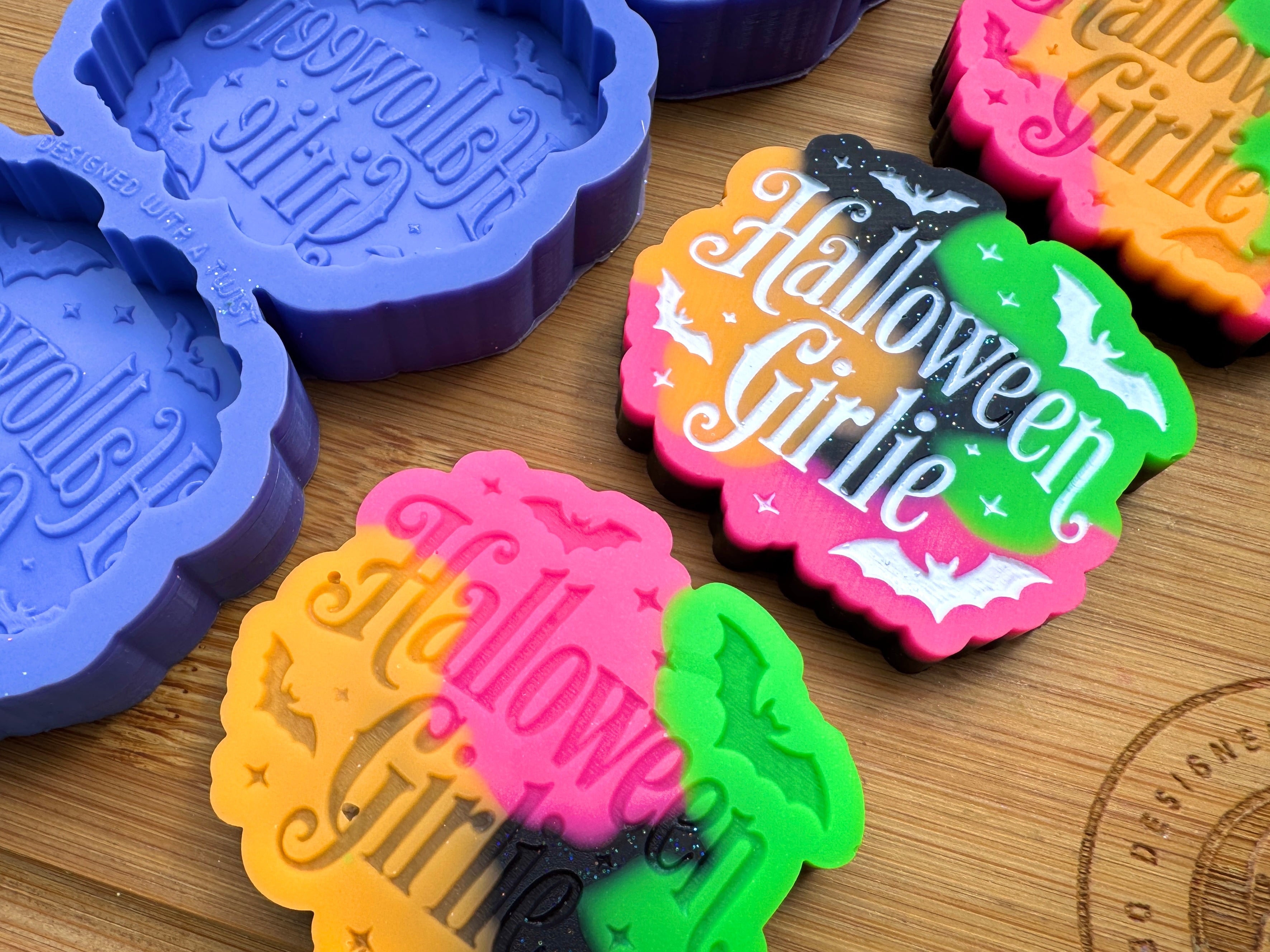 Halloween Girlie Silicone Trio Mold