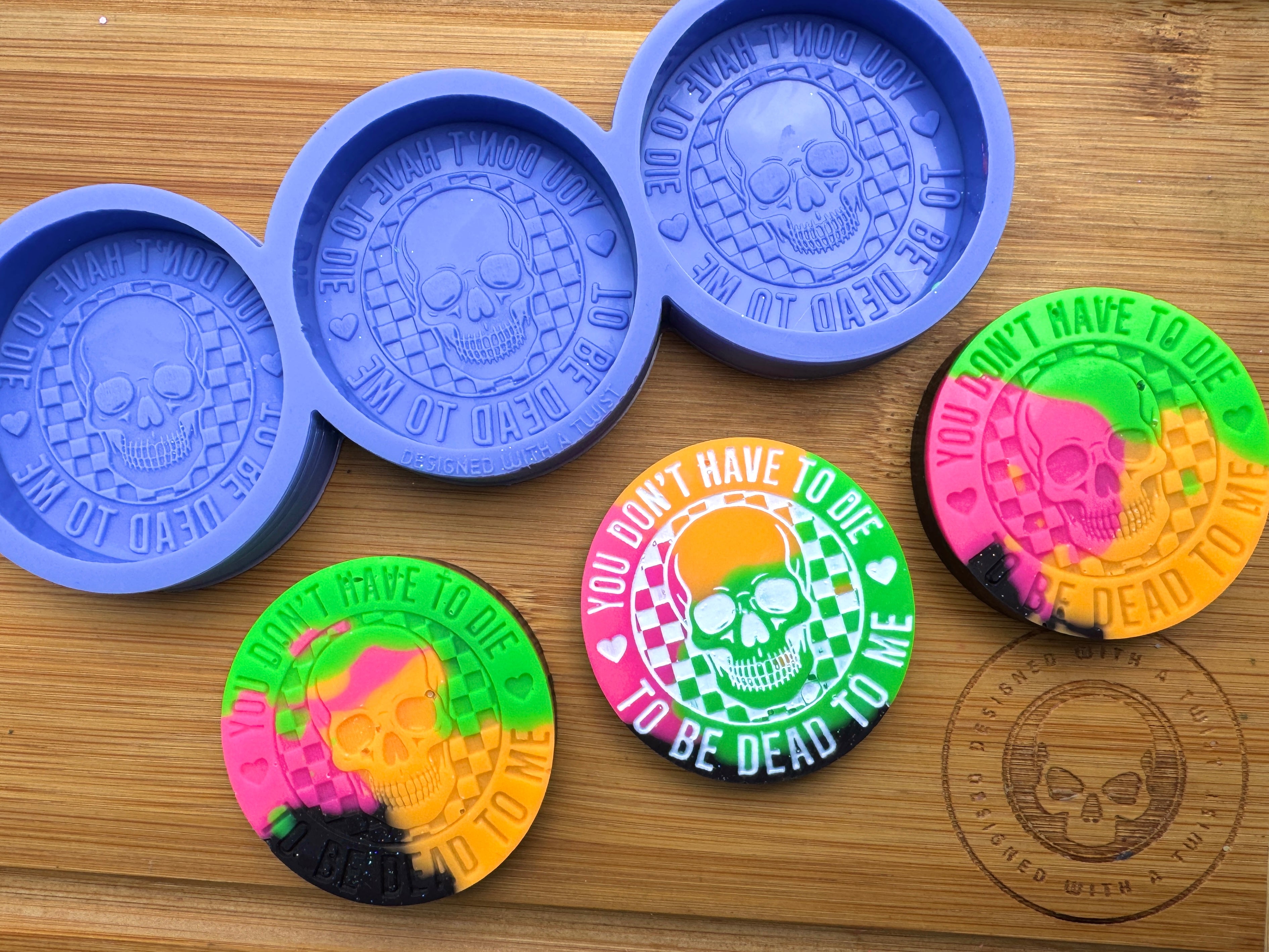 Dead To Me Silicone Trio Mold