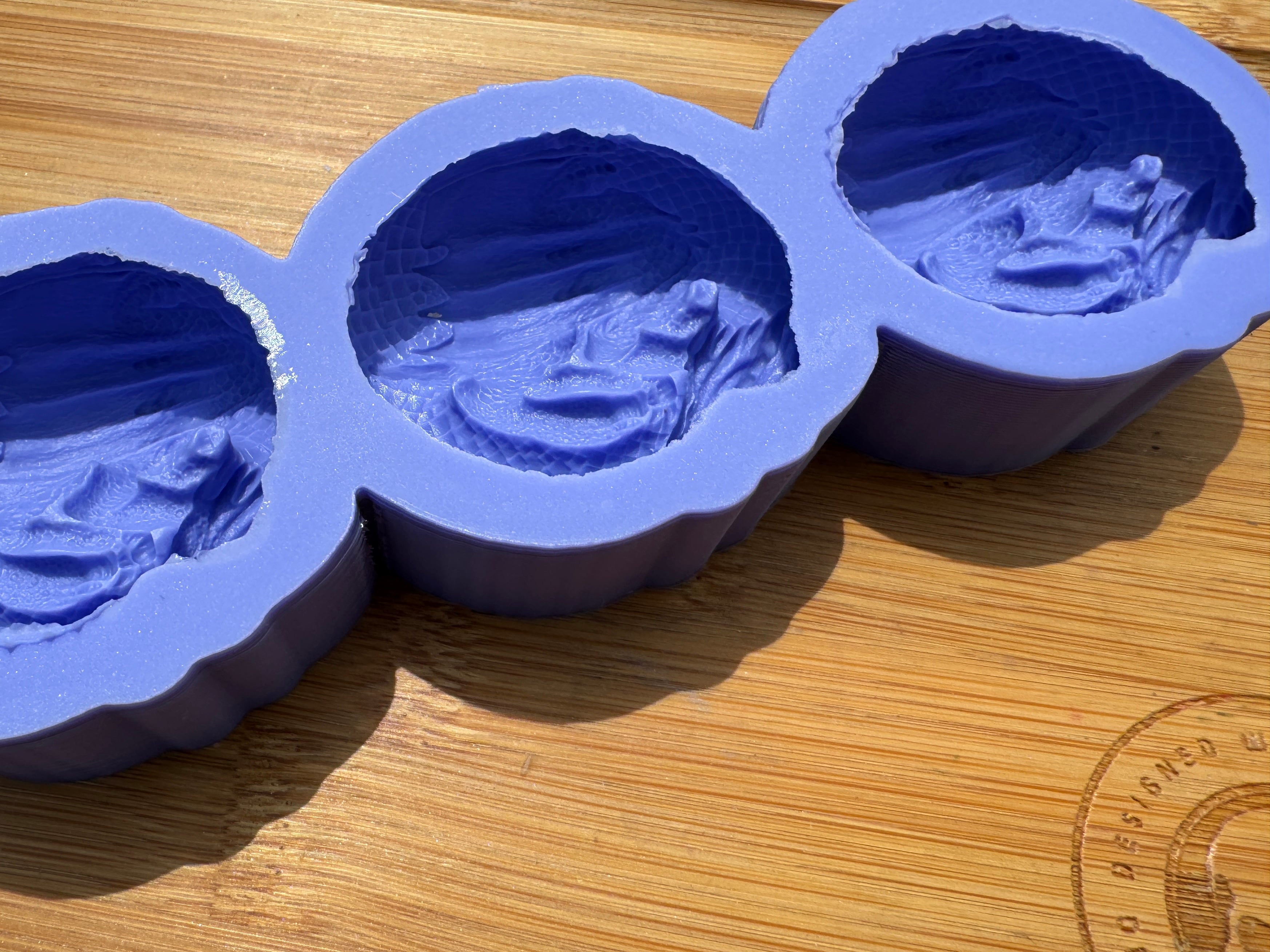 3D Dragon Silicone Mold Trio