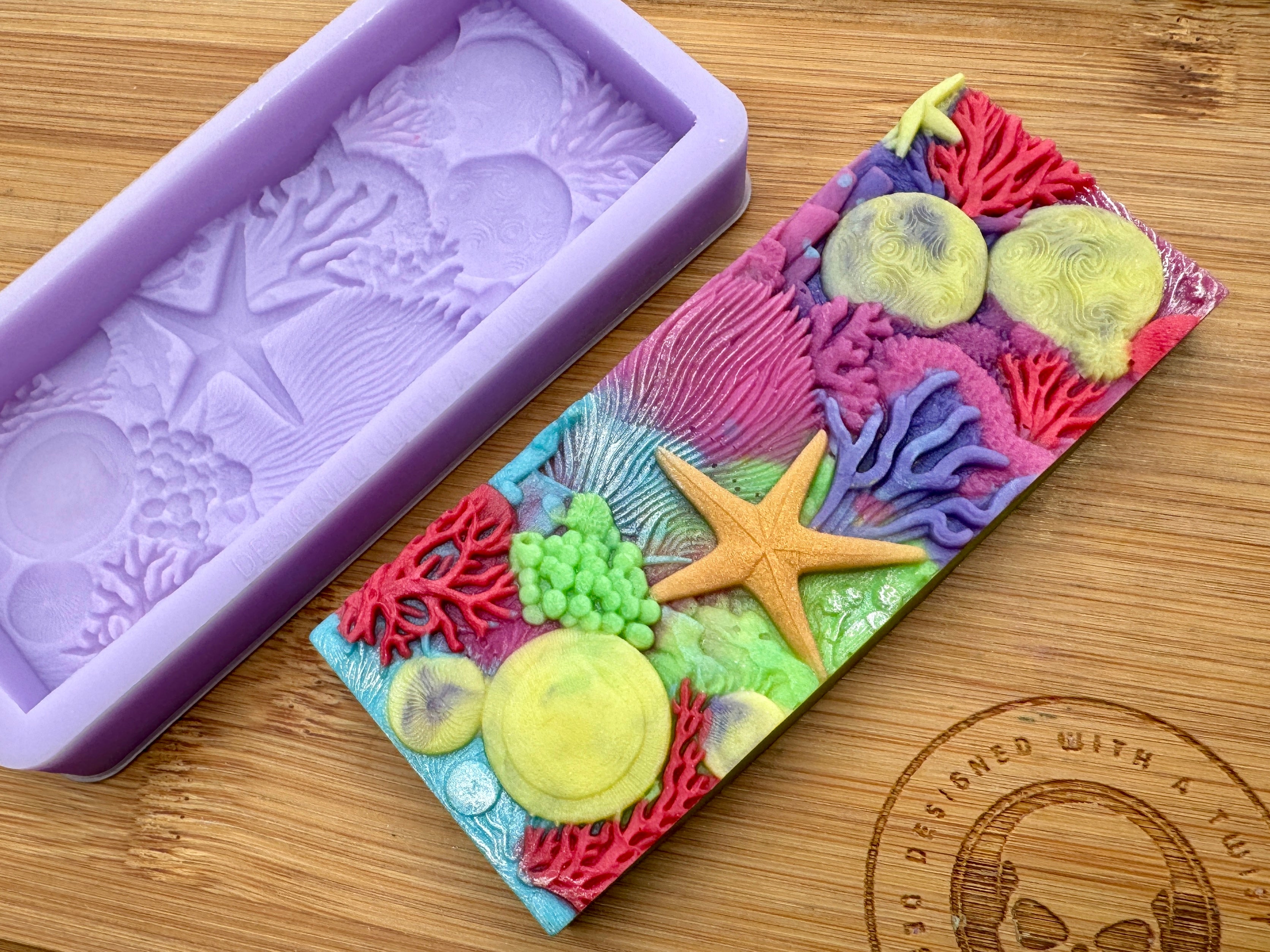 3D Coral Reef Snapbar Silicone Mold