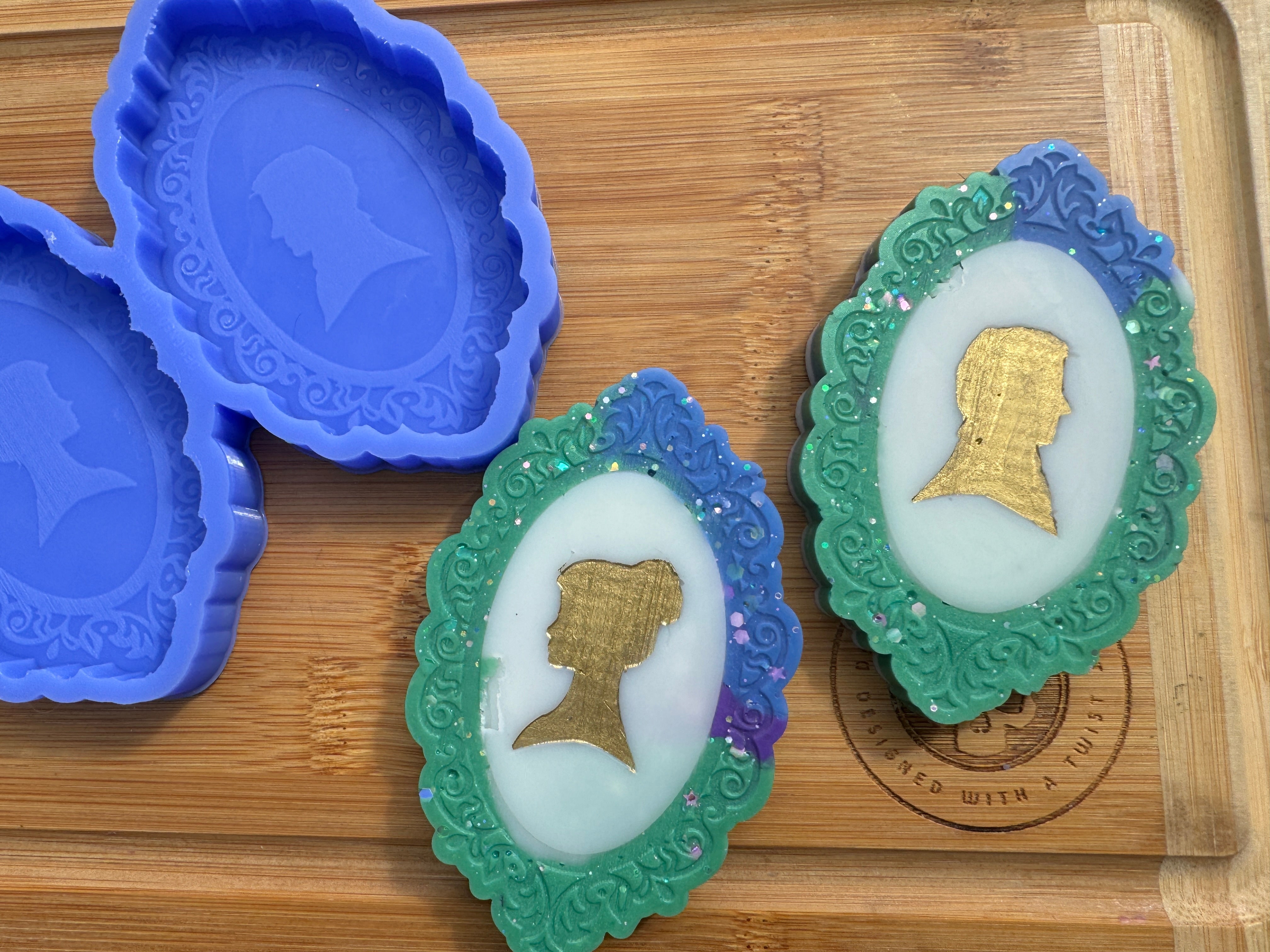 High Society Couple Silicone Mold Duo