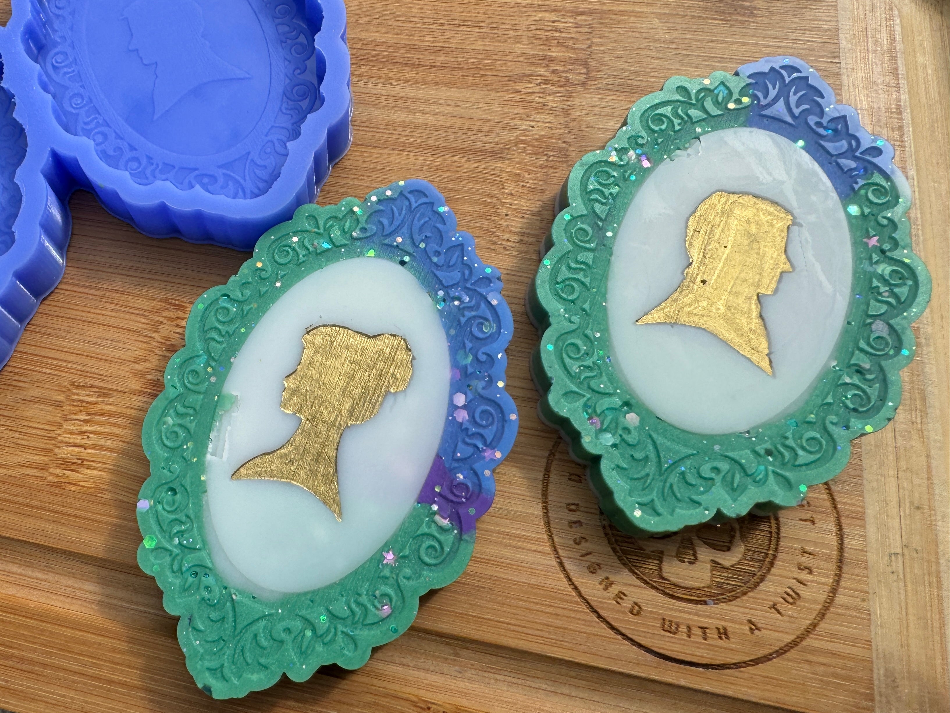 High Society Couple Silicone Mold Duo