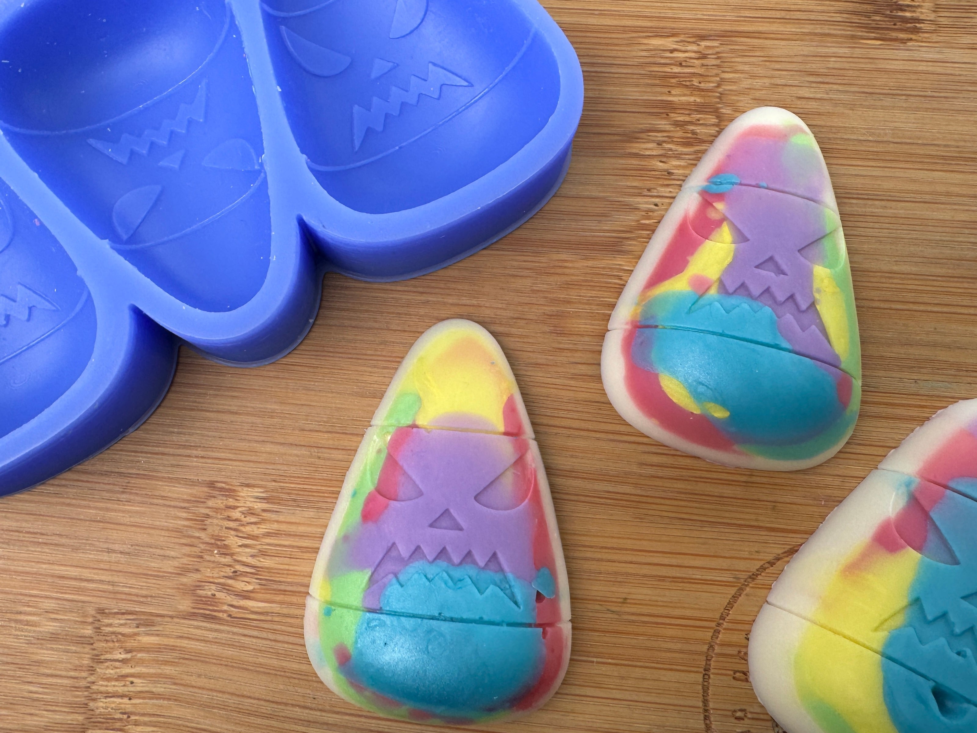 3D Candy Corn Silicone Mold