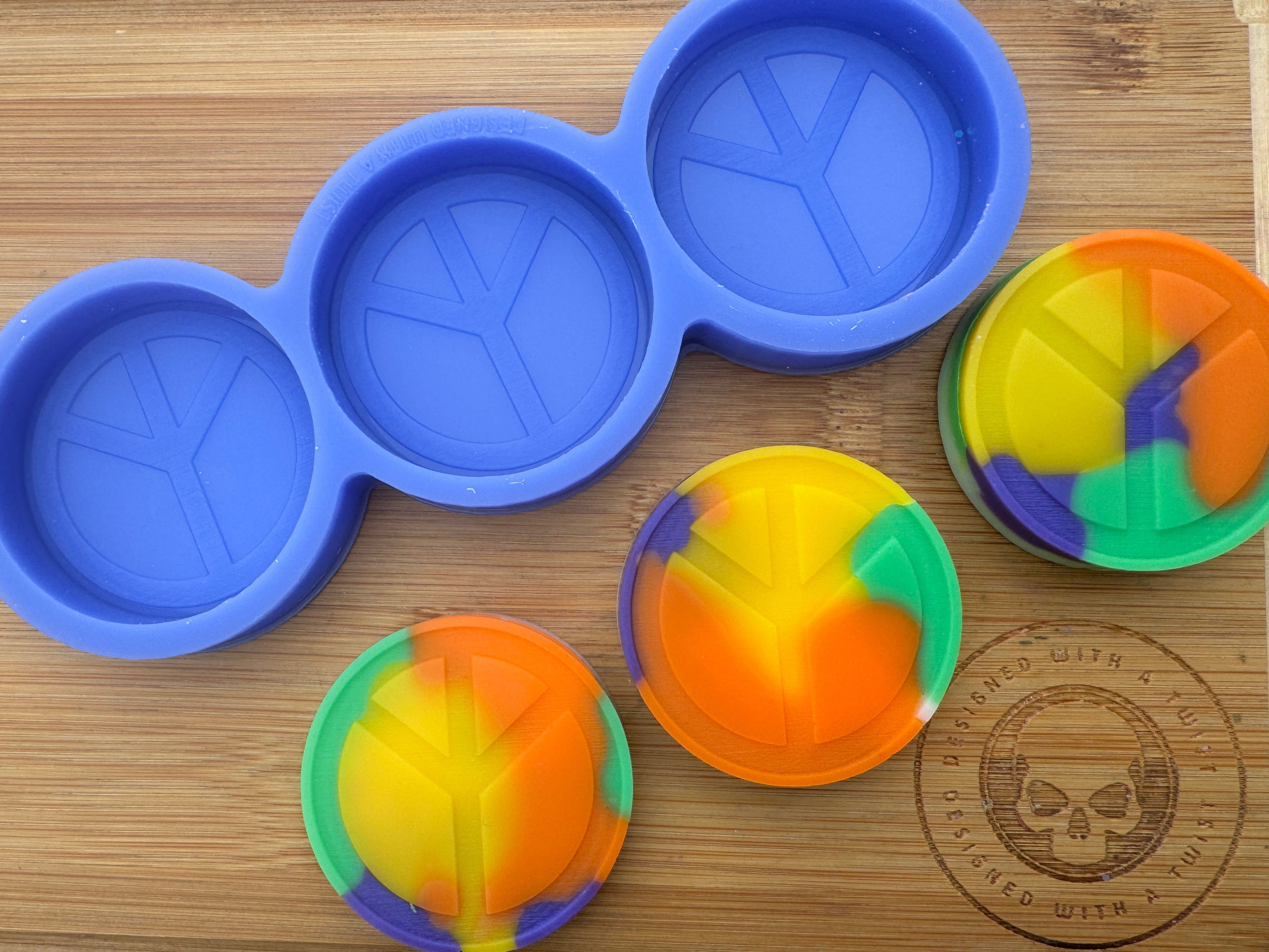 Peace Sign Silicone Mold