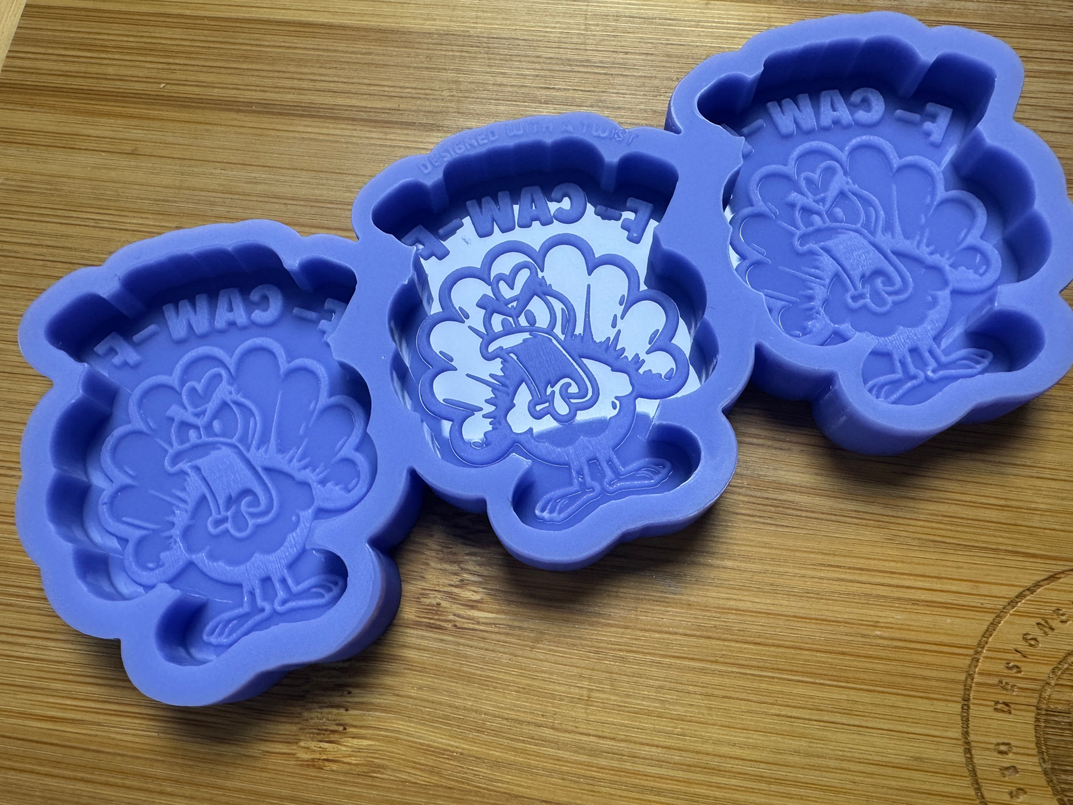 F-CAW-F Turkey Silicone Trio Mold