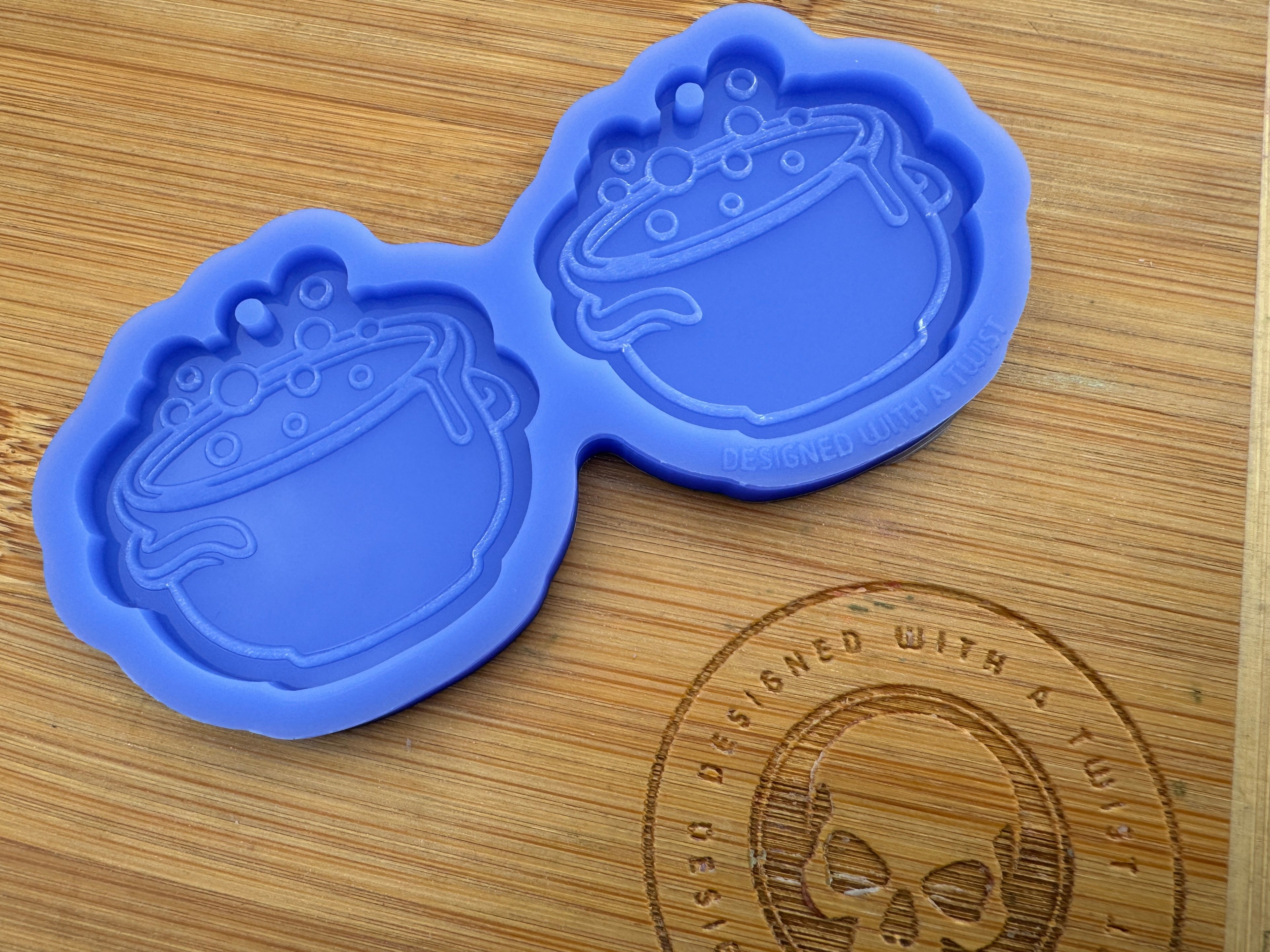 Cauldron Earring Silicone Mold
