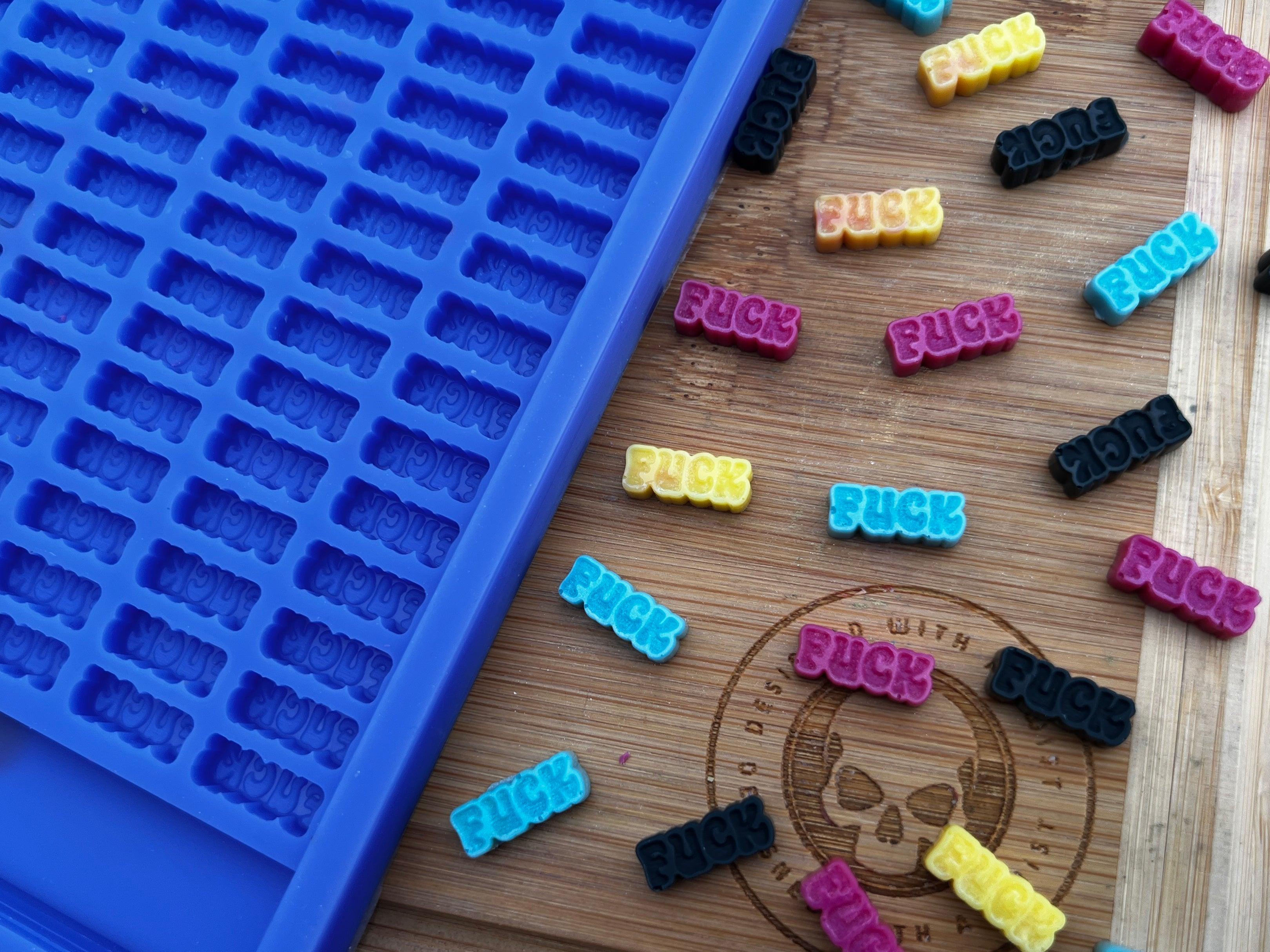 F*CK Scrape N Scoop Silicone Mold - Designed with a Twist - Top quality silicone molds made in the UK.