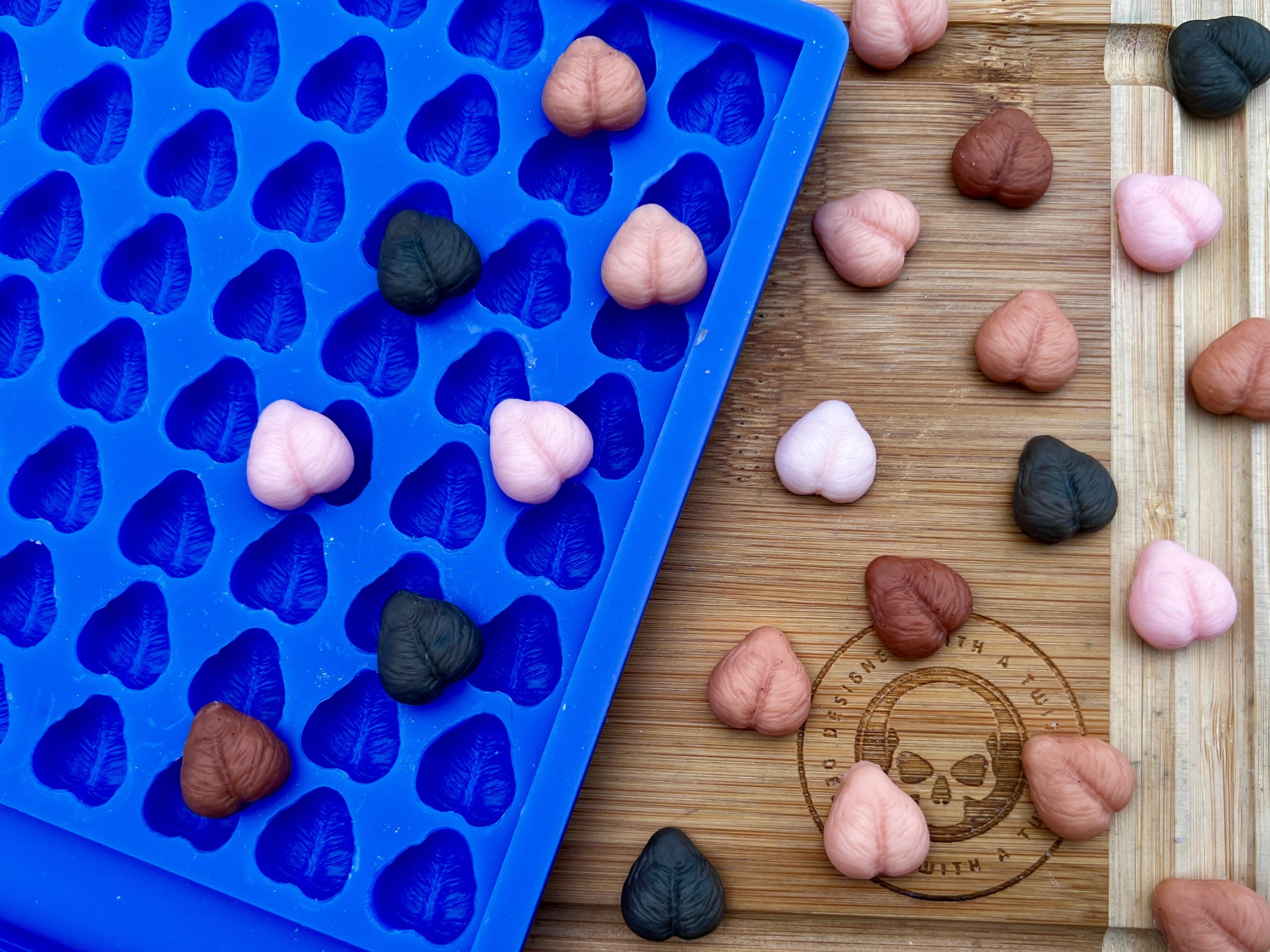 Dangly Plums Scrape N Scoop Silicone Mould - Designed with a Twist - Top quality silicone molds made in the UK.