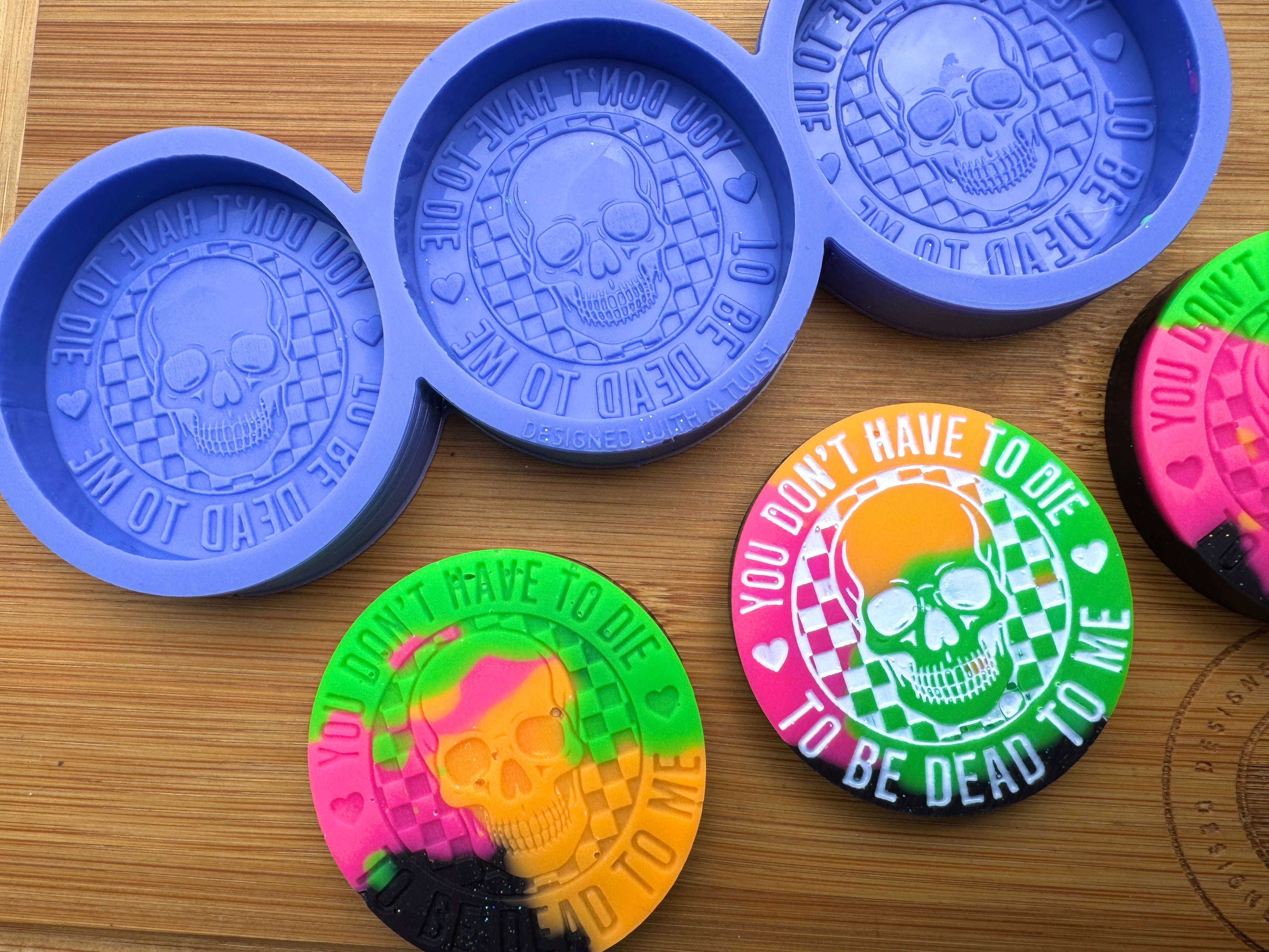 Dead To Me Silicone Trio Mold