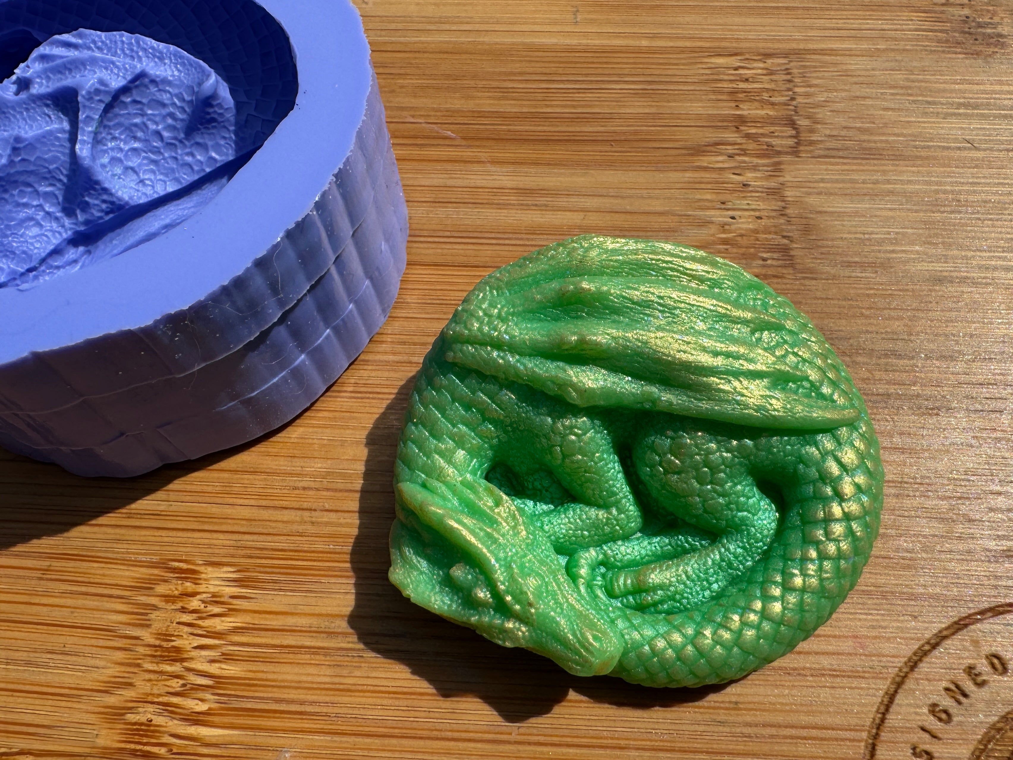 3D Dragon Silicone Mold Trio