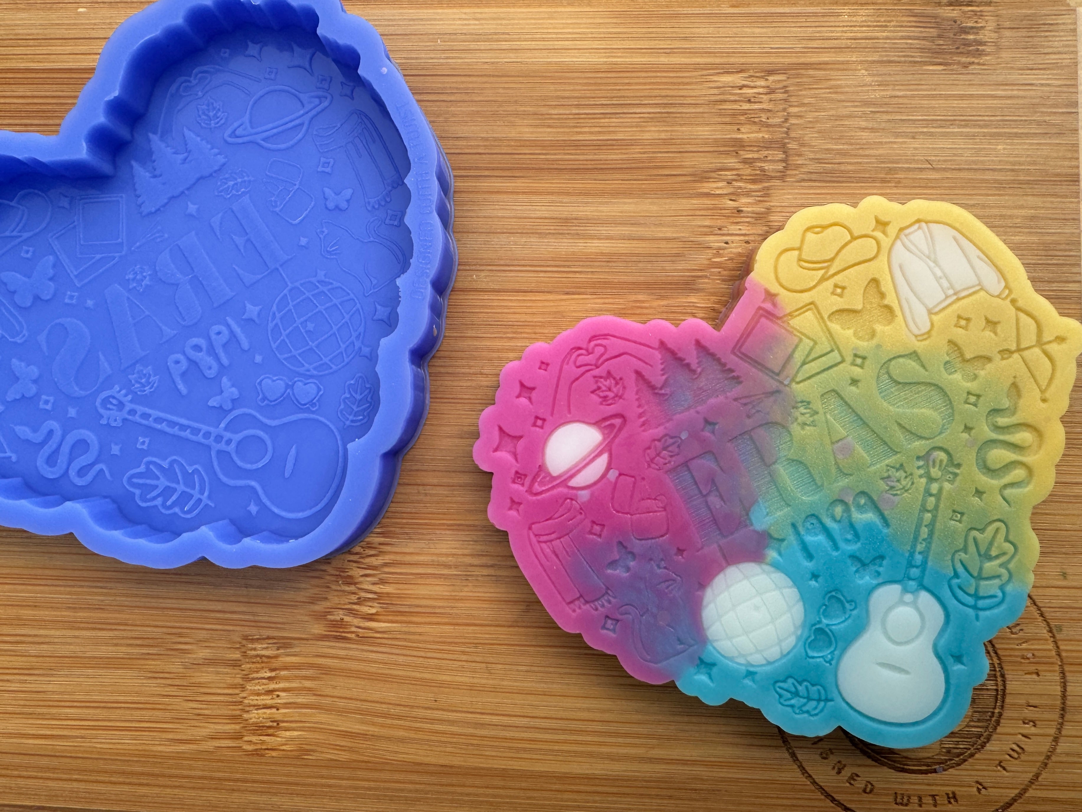 Music Heart Silicone Mold