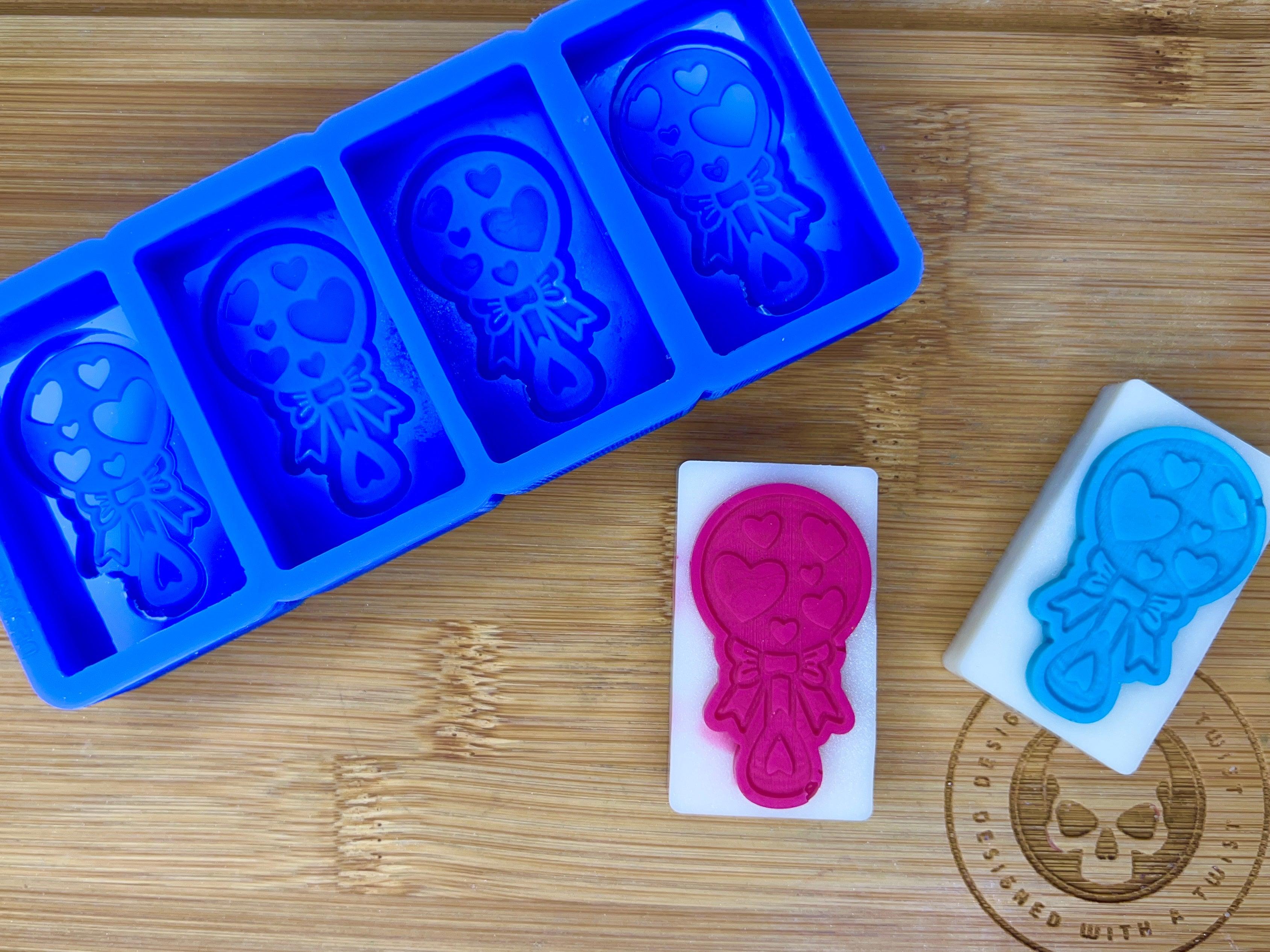 Baby Rattle Silicone Mold - HoBa Edition - Designed with a Twist - Top quality silicone molds made in the UK.