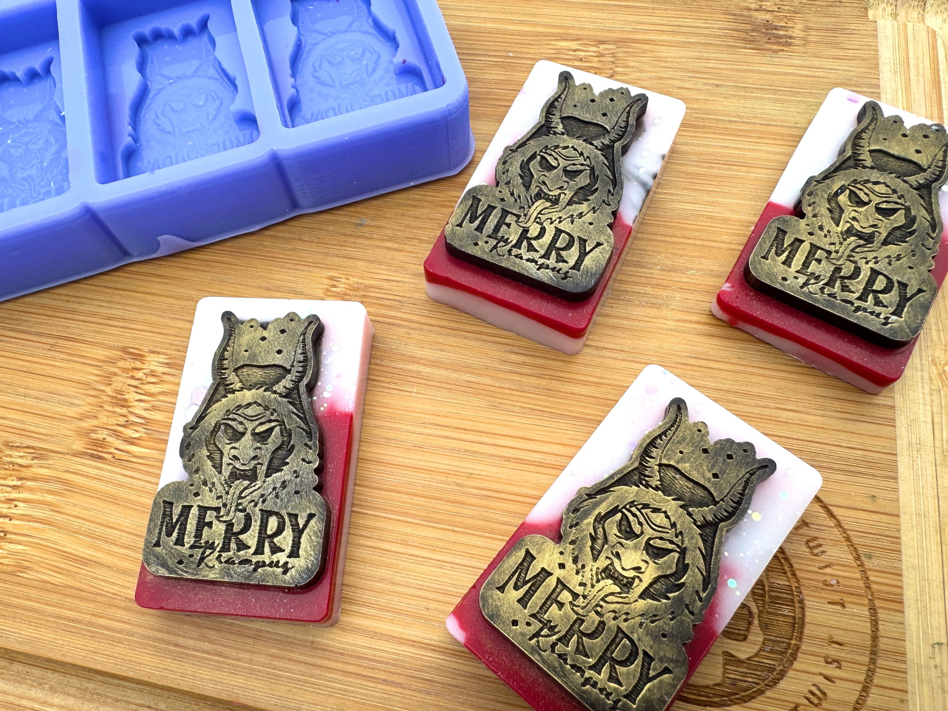 Merry Krampus Silicone Mold - HoBa Edition