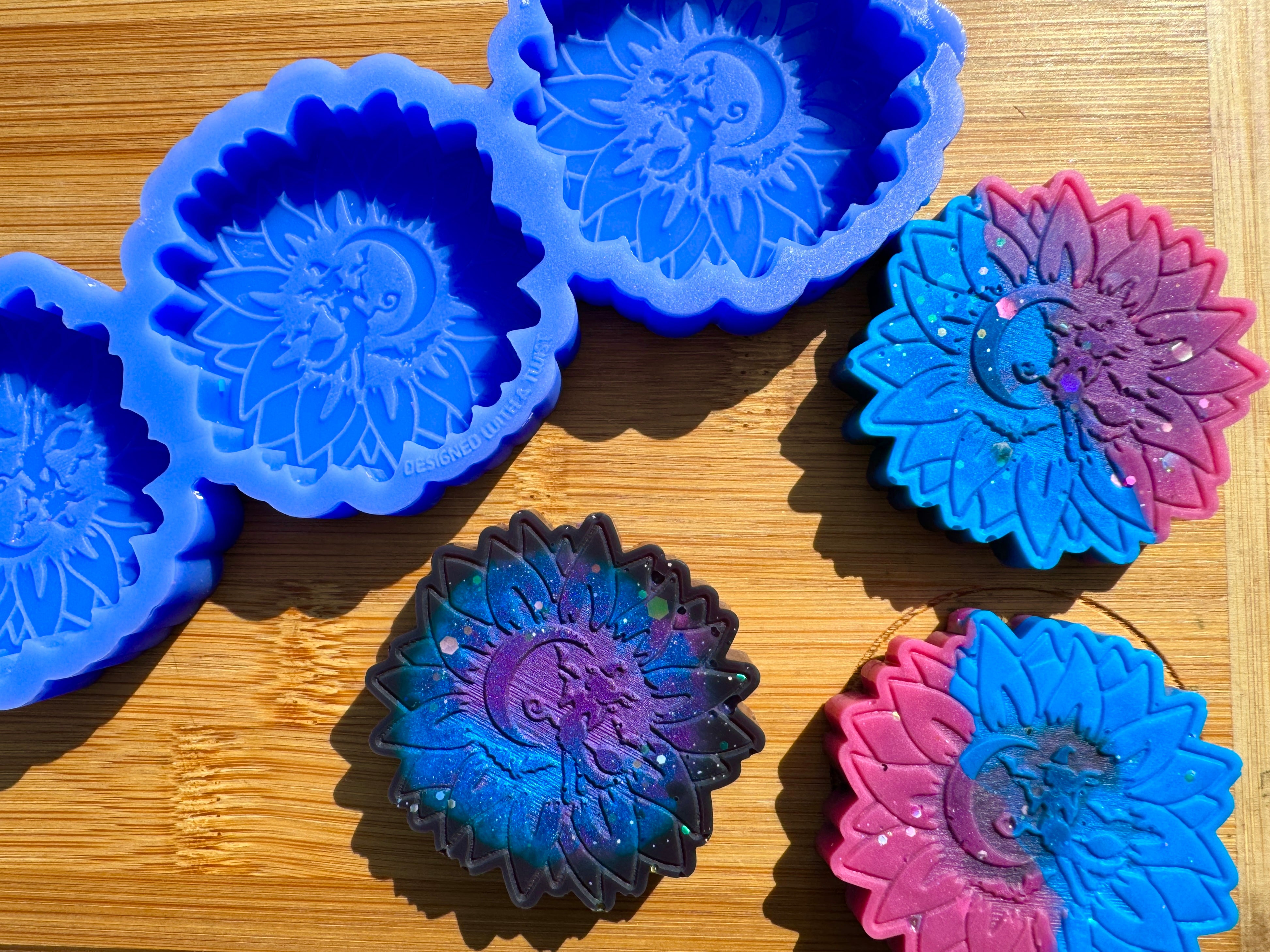 Witchy Sunflower Silicone Mold