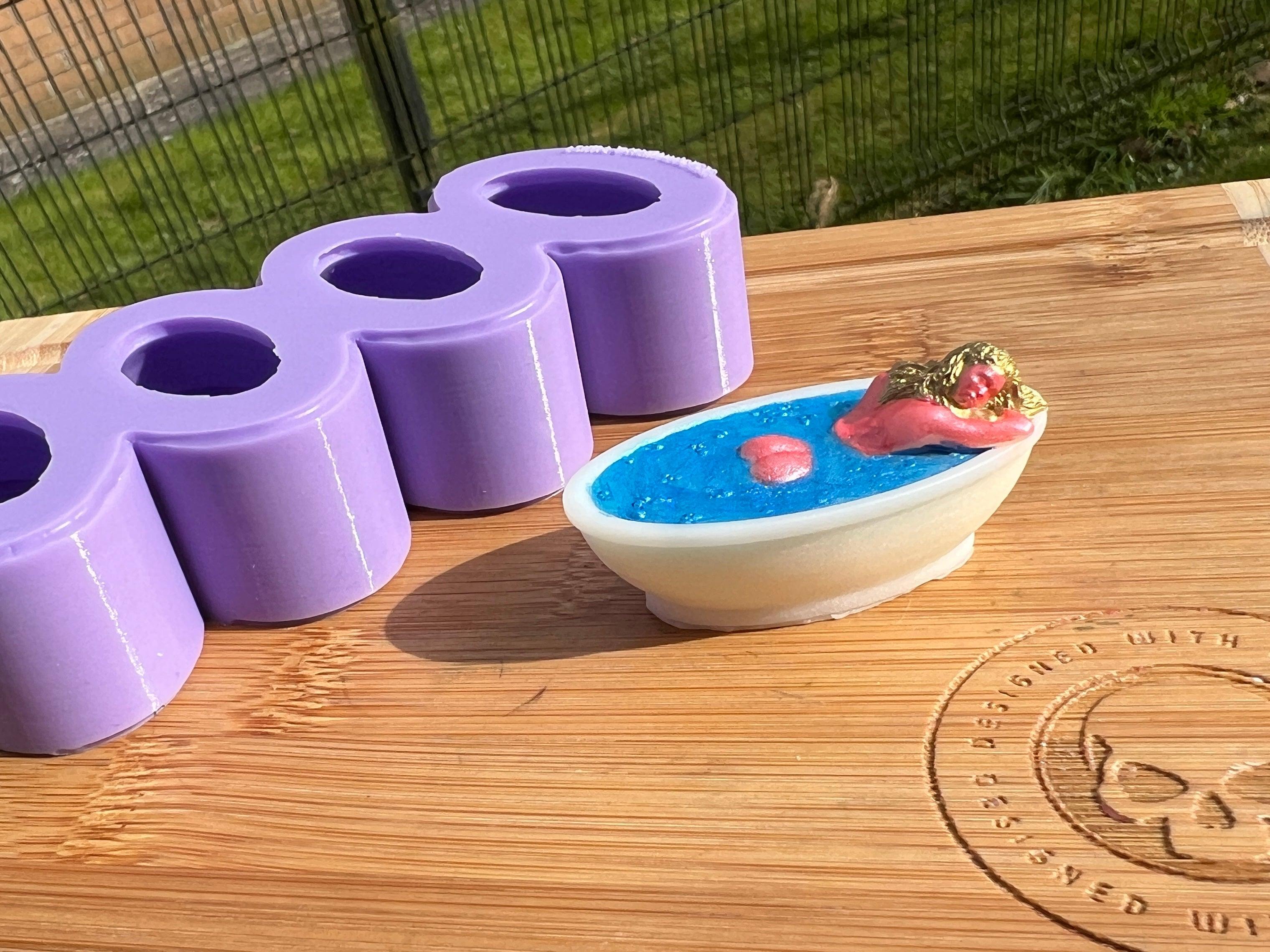 Bathing Goddess Silicone Mold - Designed with a Twist - Top quality silicone molds made in the UK.