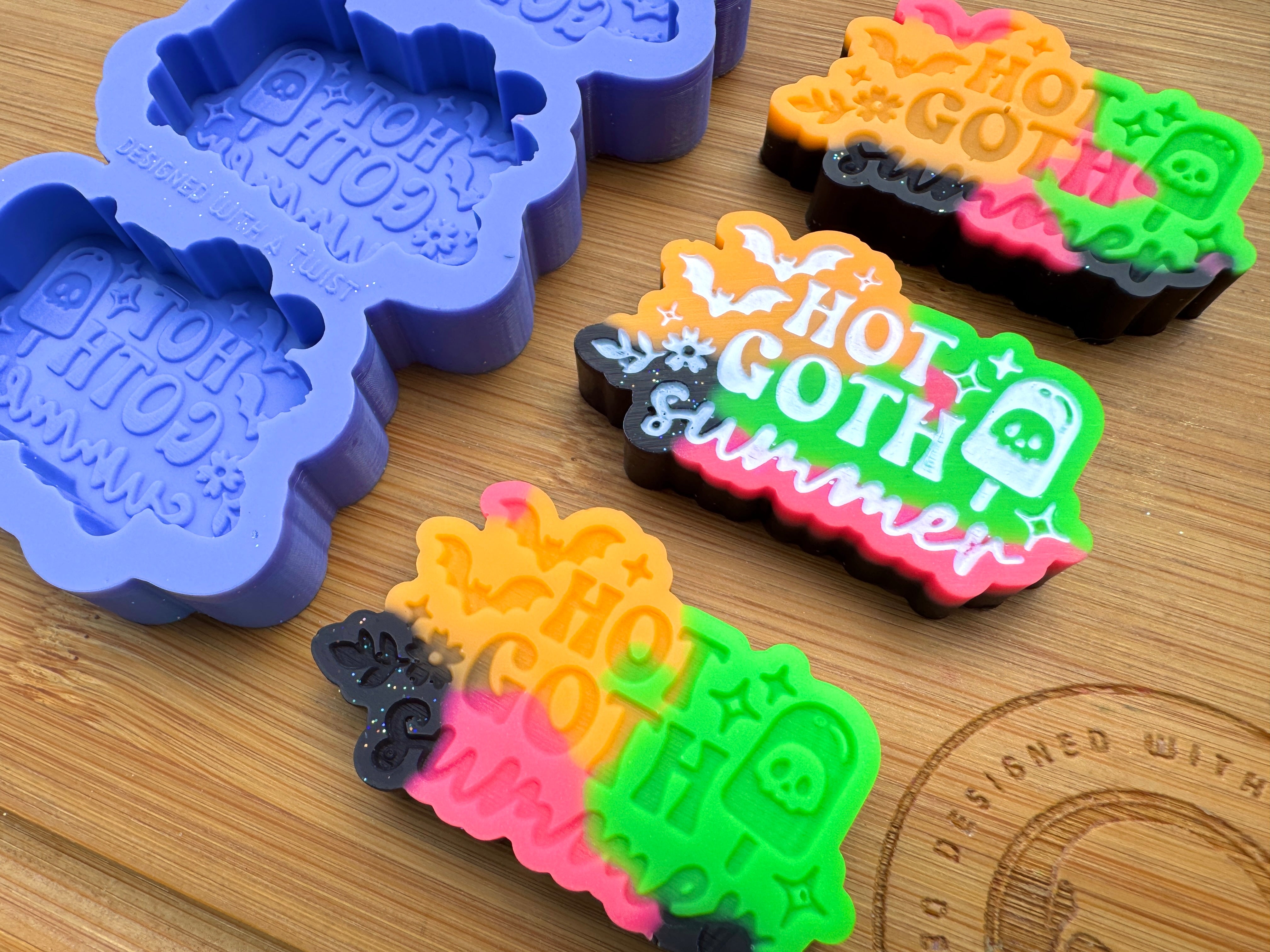 Hot Goth Summer Silicone Trio Mold
