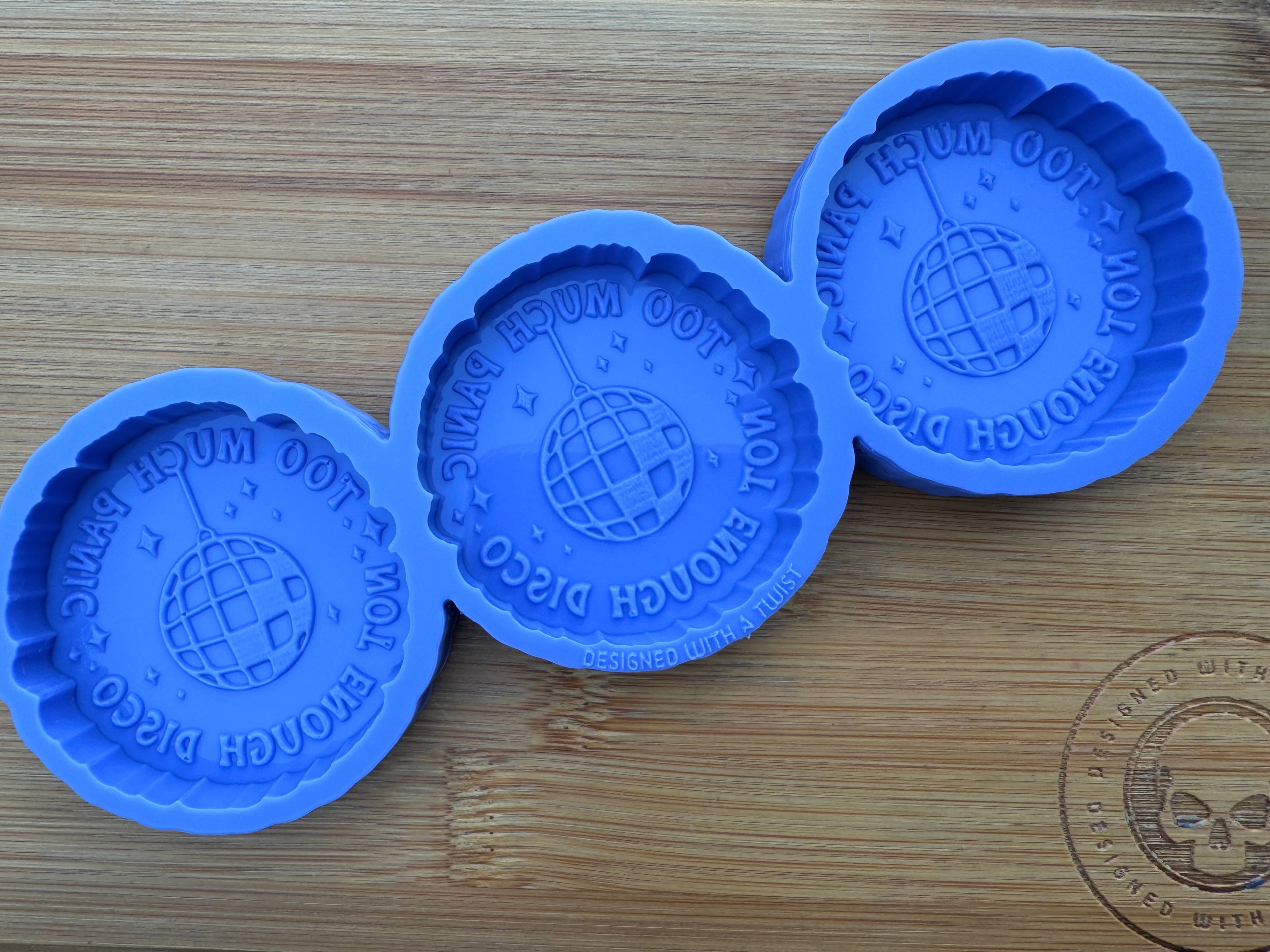 Too Much Panic, Not Enough Disco Silicone Trio Mold