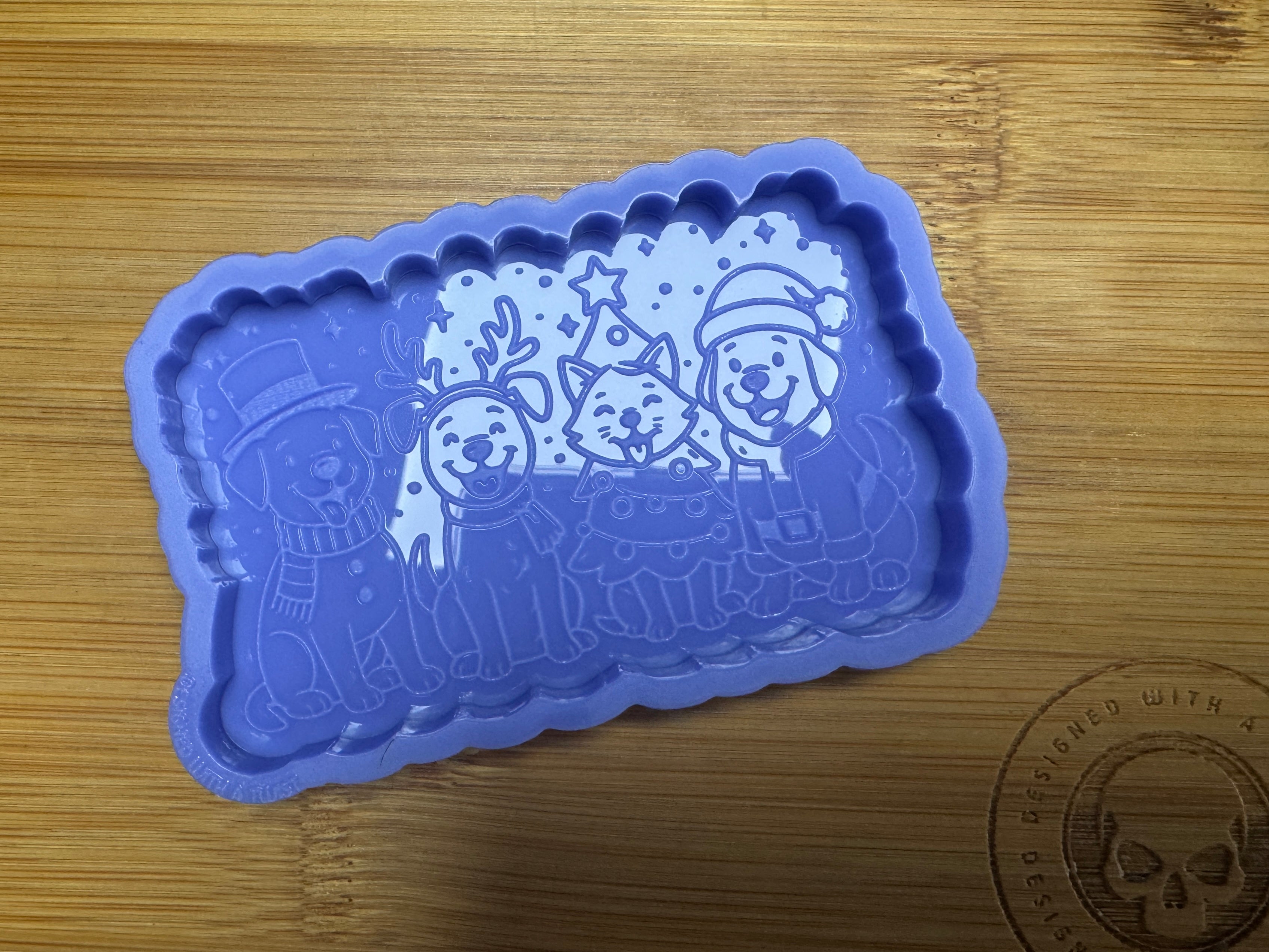 Christmas Pets Silicone Mold