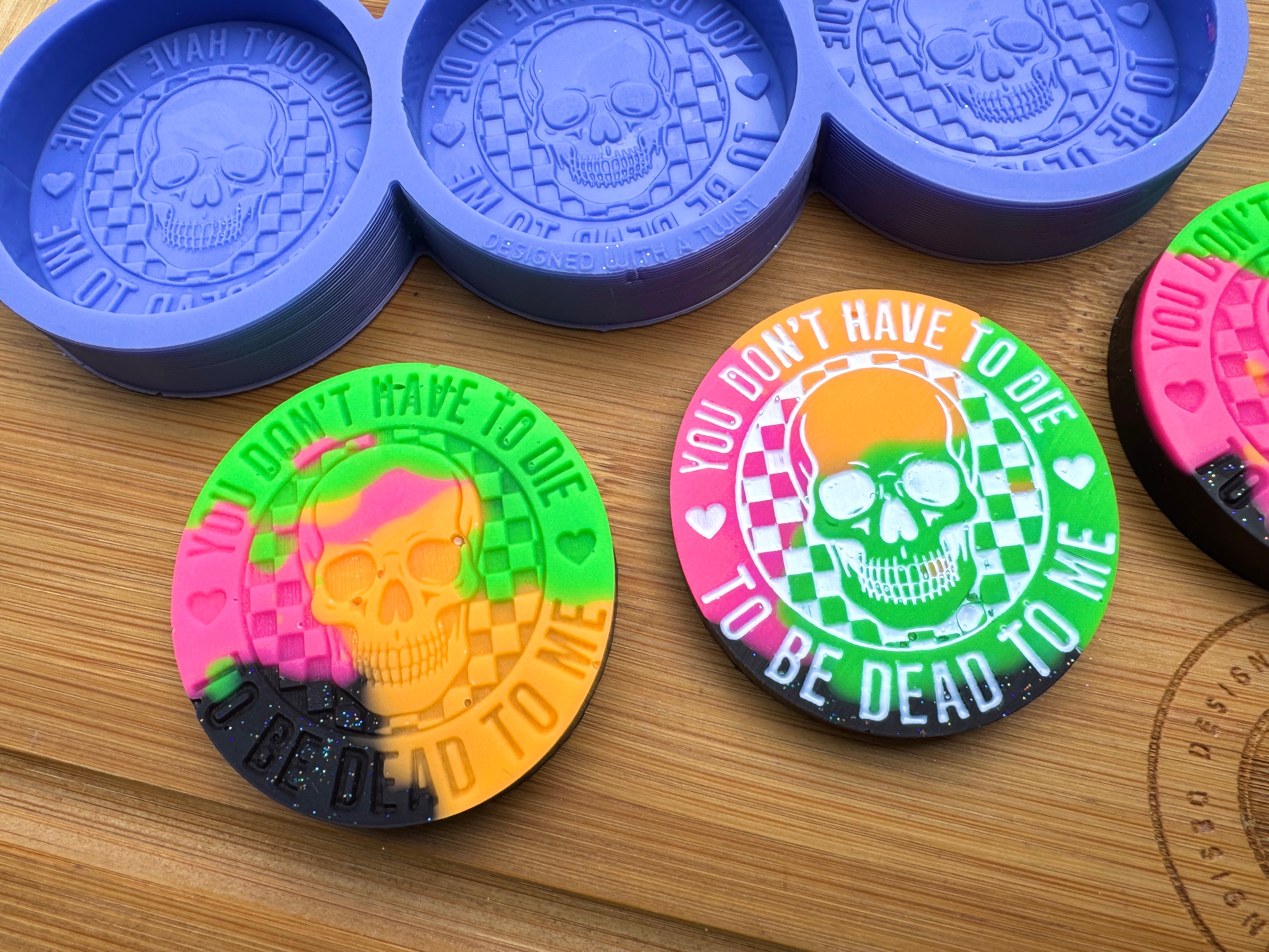 Dead To Me Silicone Trio Mold