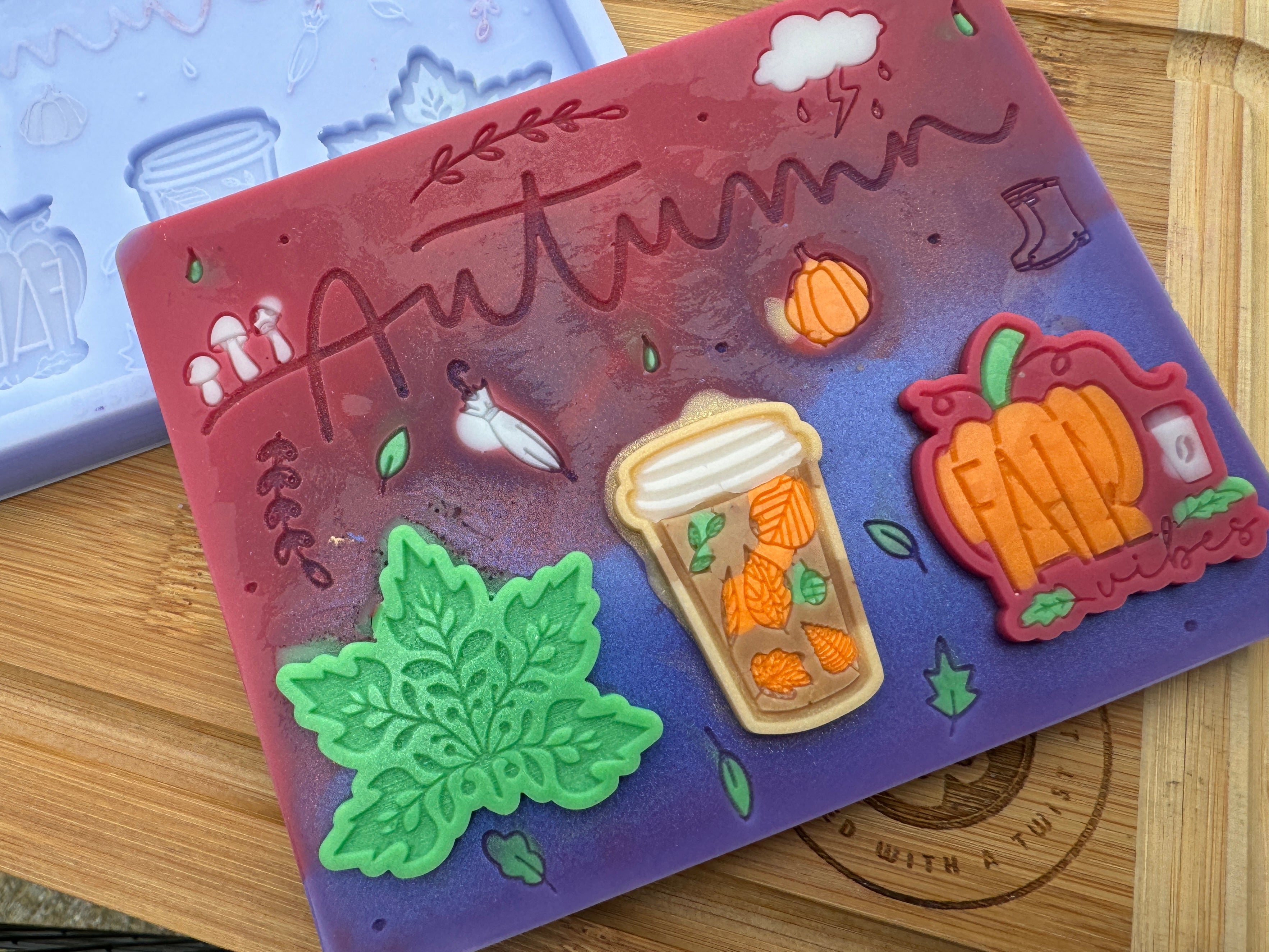 Autumn Mini Slab Silicone Mold