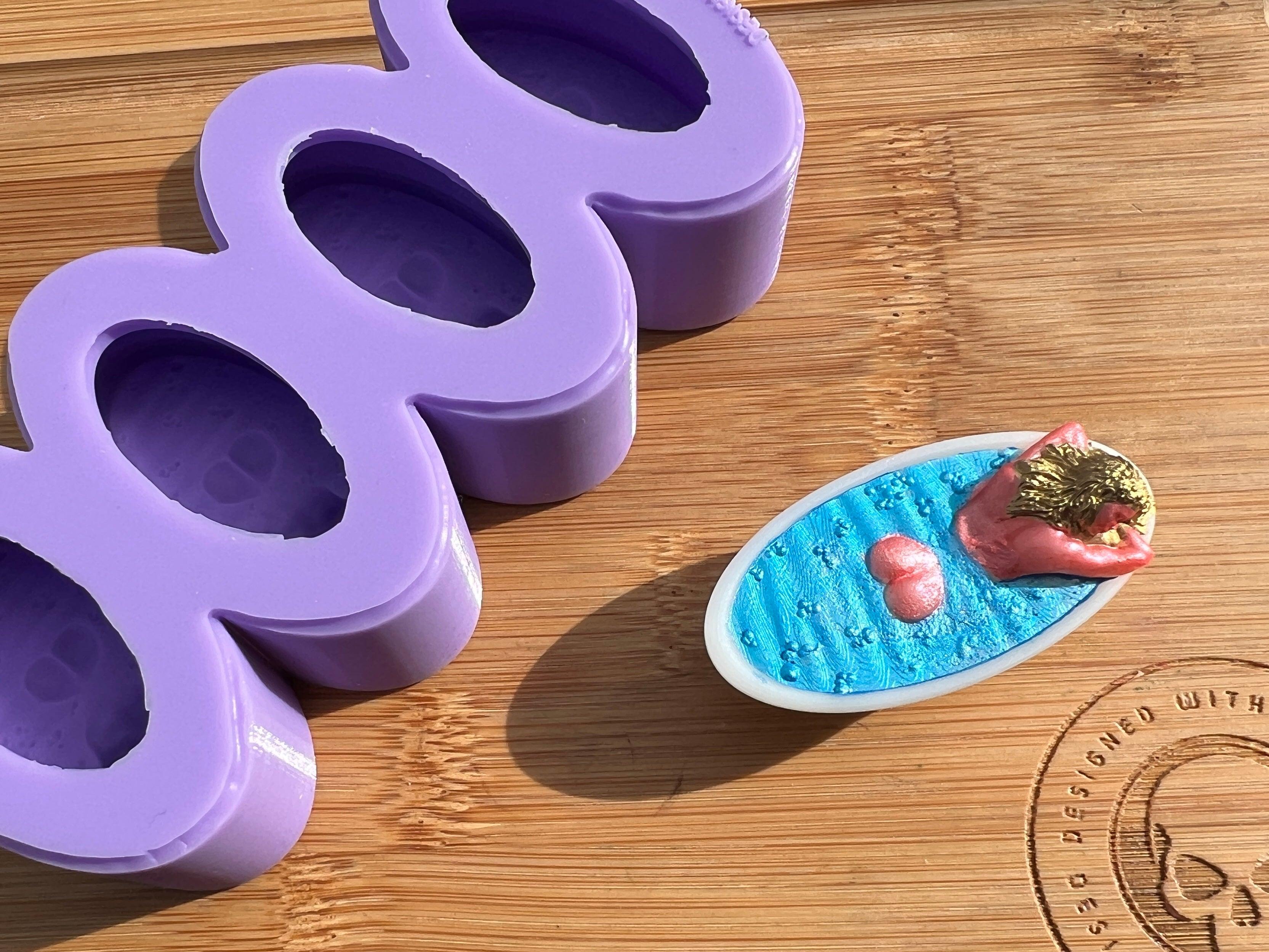 Bathing Goddess Silicone Mold - Designed with a Twist - Top quality silicone molds made in the UK.