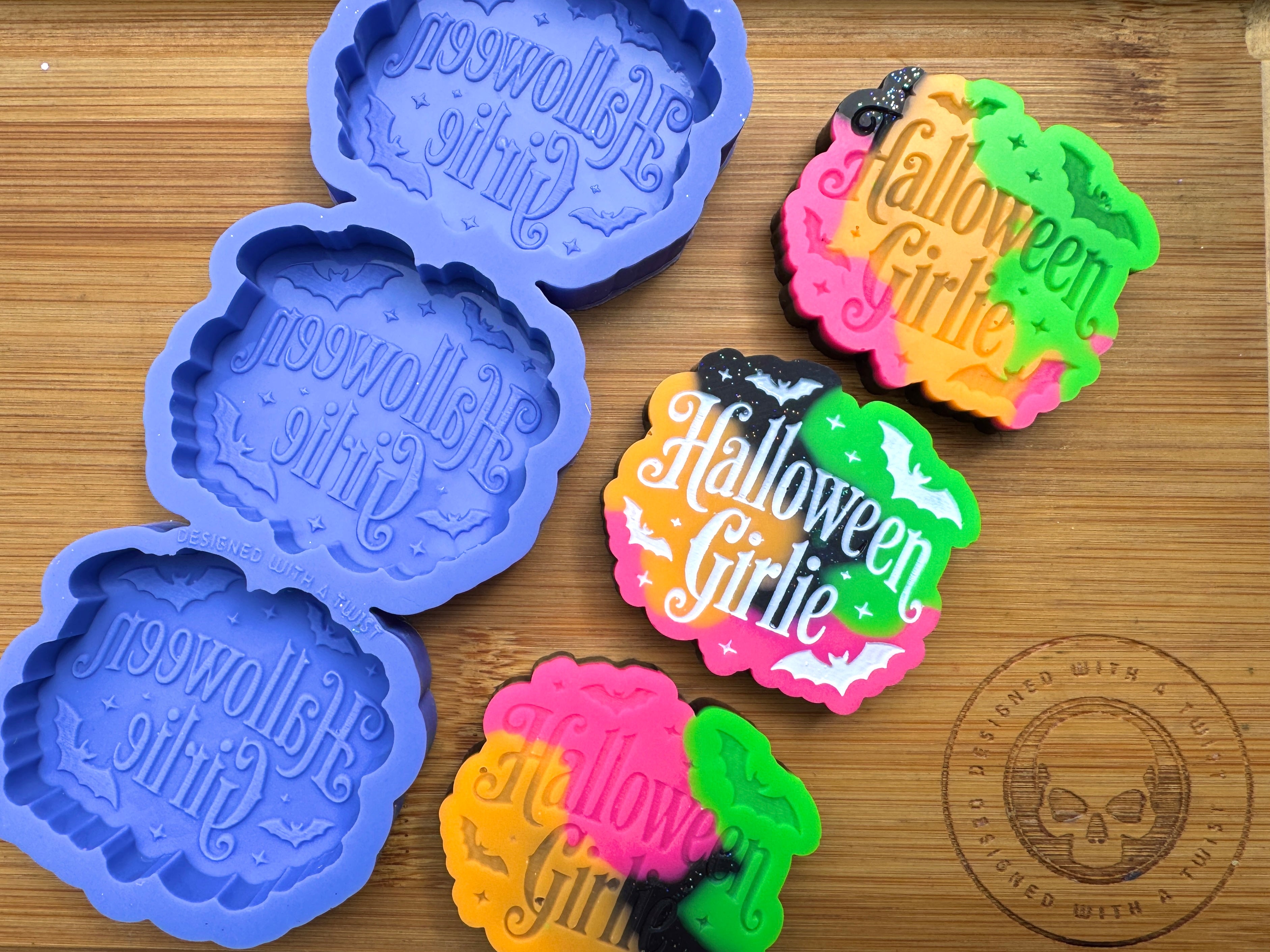 Halloween Girlie Silicone Trio Mold