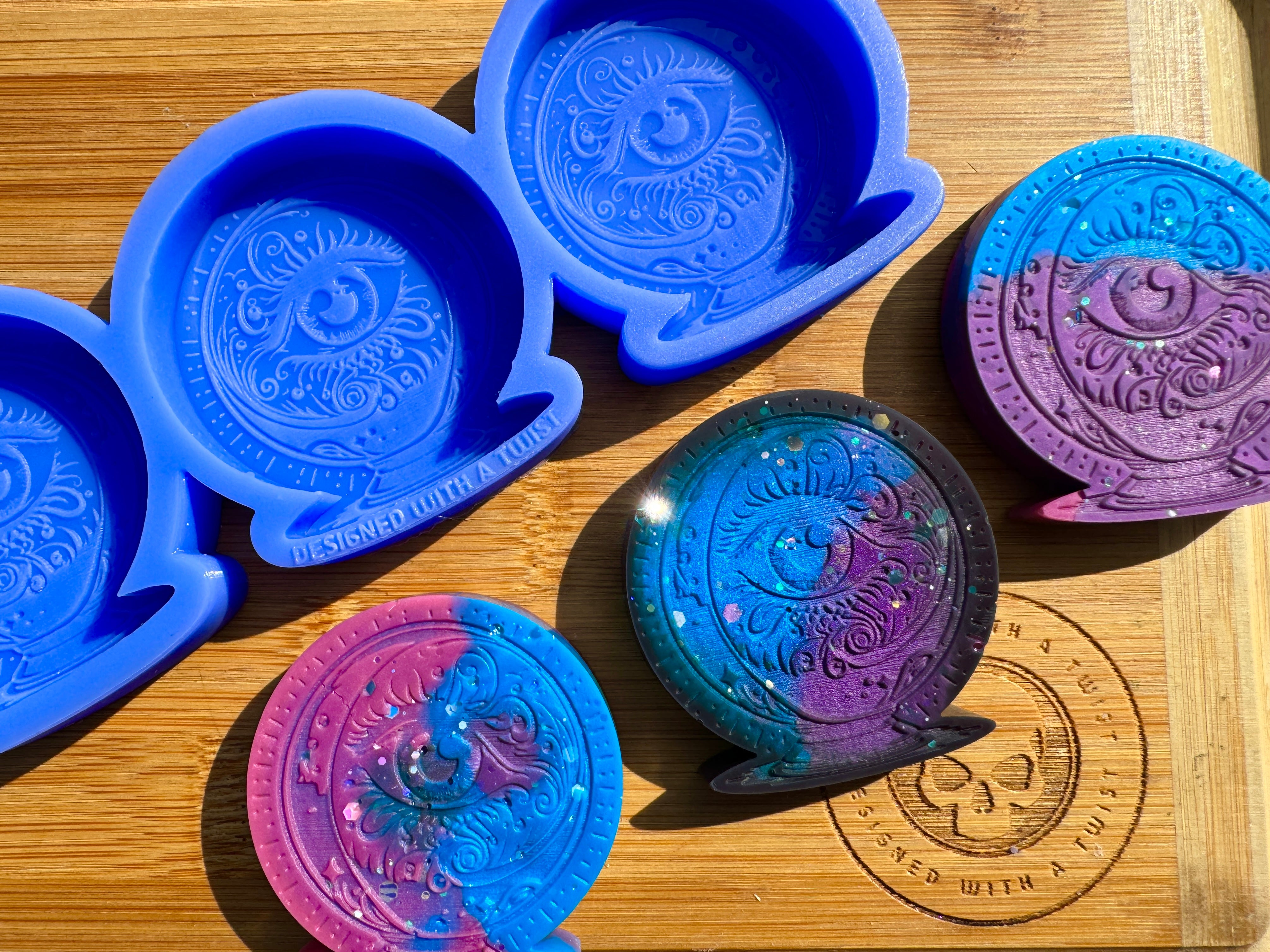 Evil Eye Crystal Ball Silicone Mold