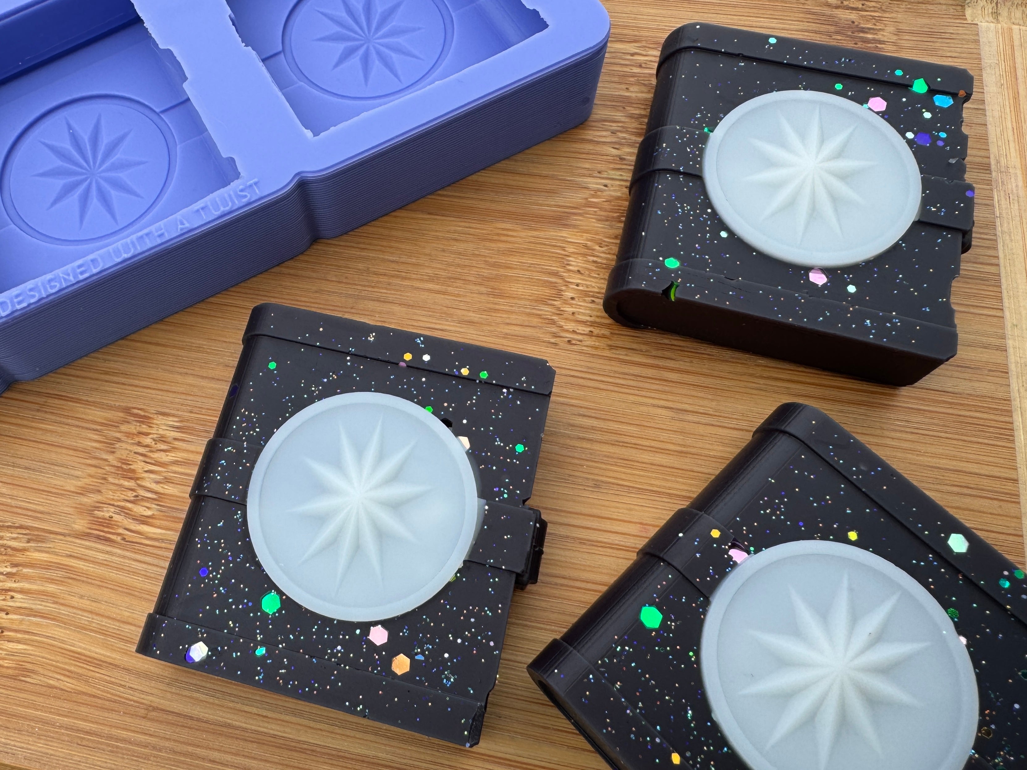 3D Books Silicone Mold Trio