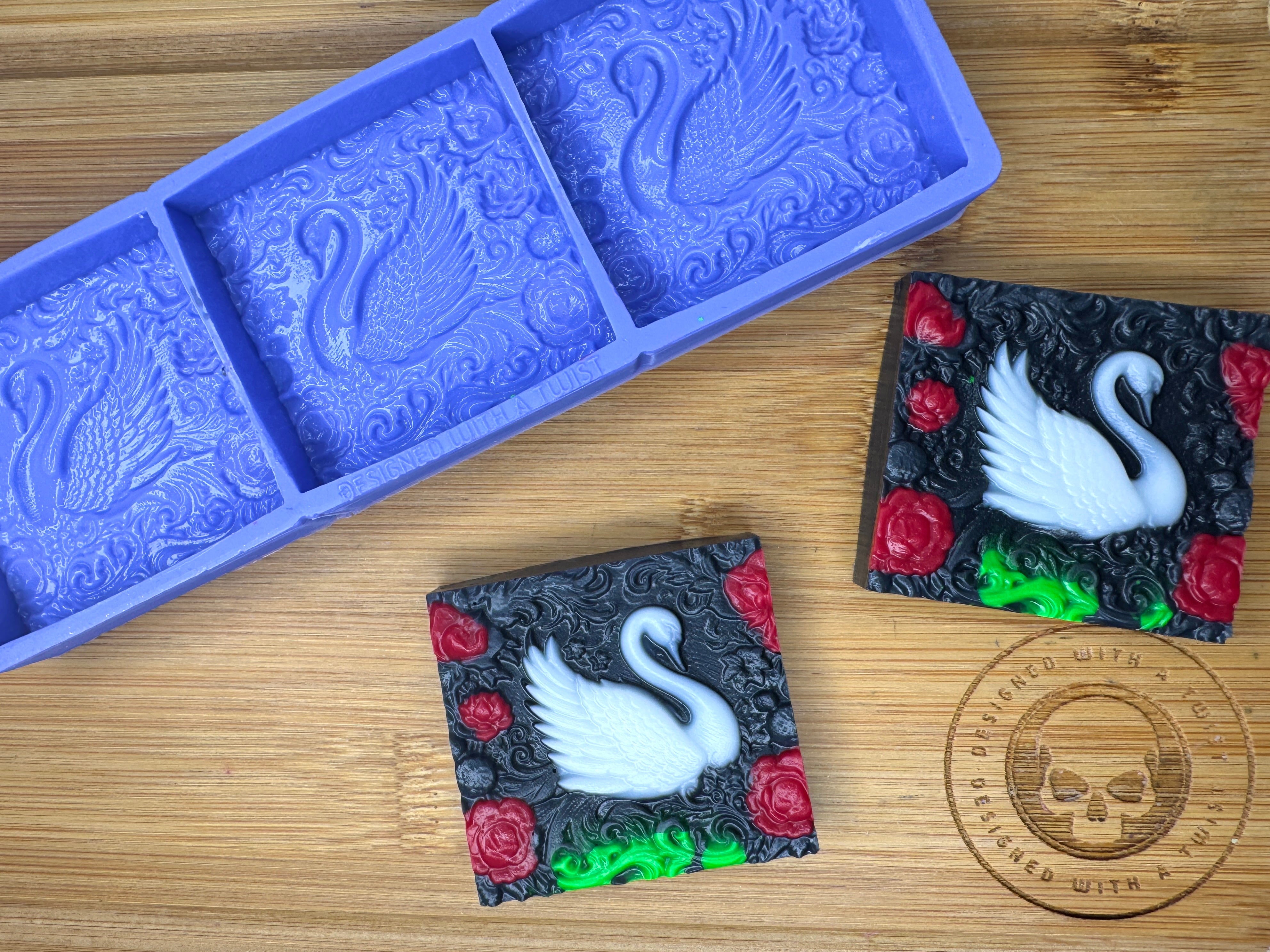 Swan Silicone Mold Trio