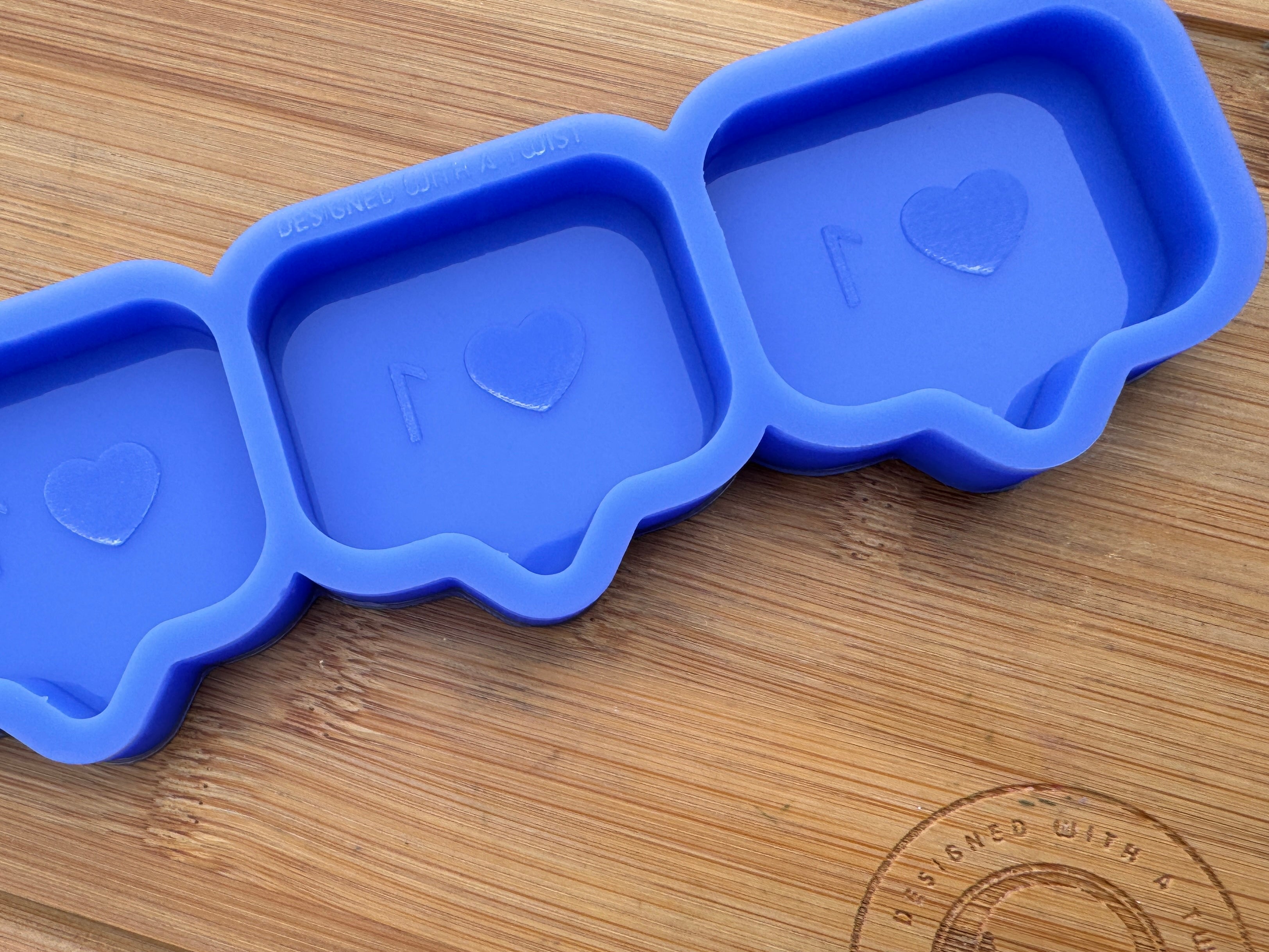 Social Media Like Silicone Mold