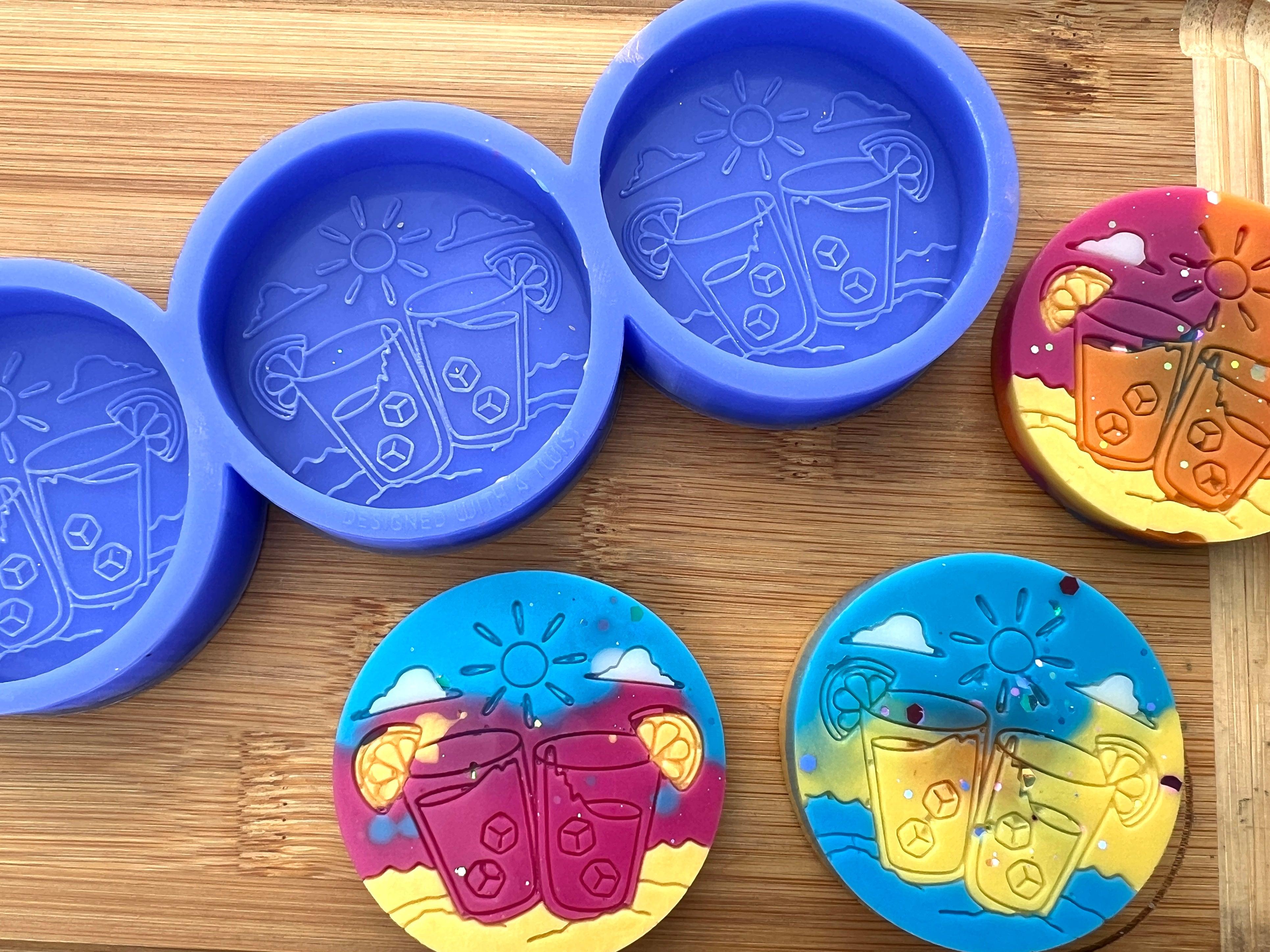 Beach Party Silicone Mold - Designed with a Twist - Top quality silicone molds made in the UK.