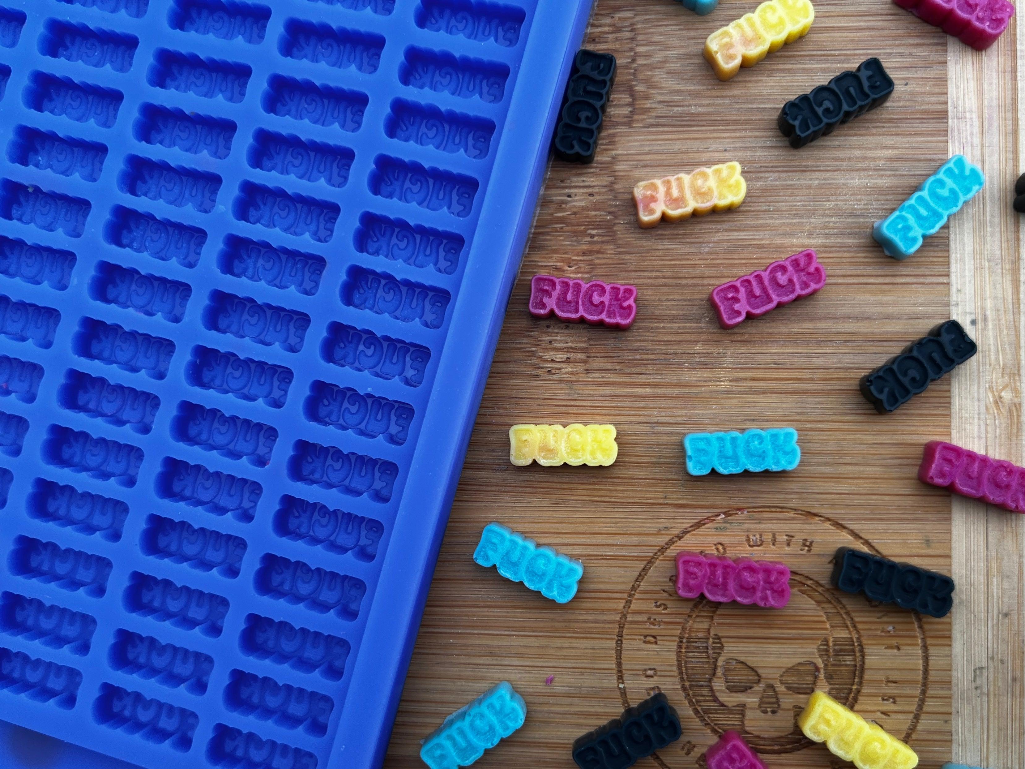 F*CK Scrape N Scoop Silicone Mold - Designed with a Twist - Top quality silicone molds made in the UK.