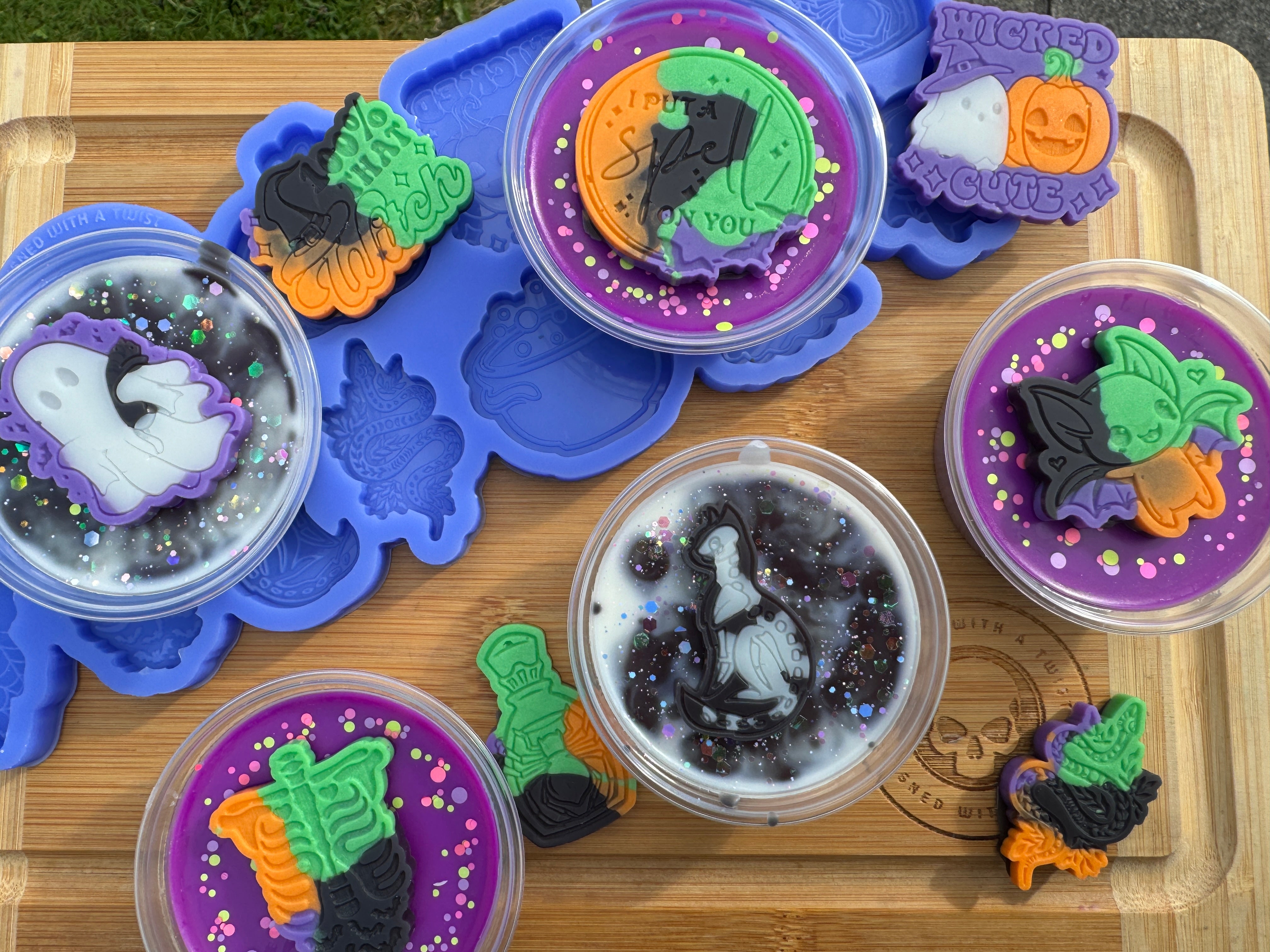 Halloween Topper Palette Silicone Mold