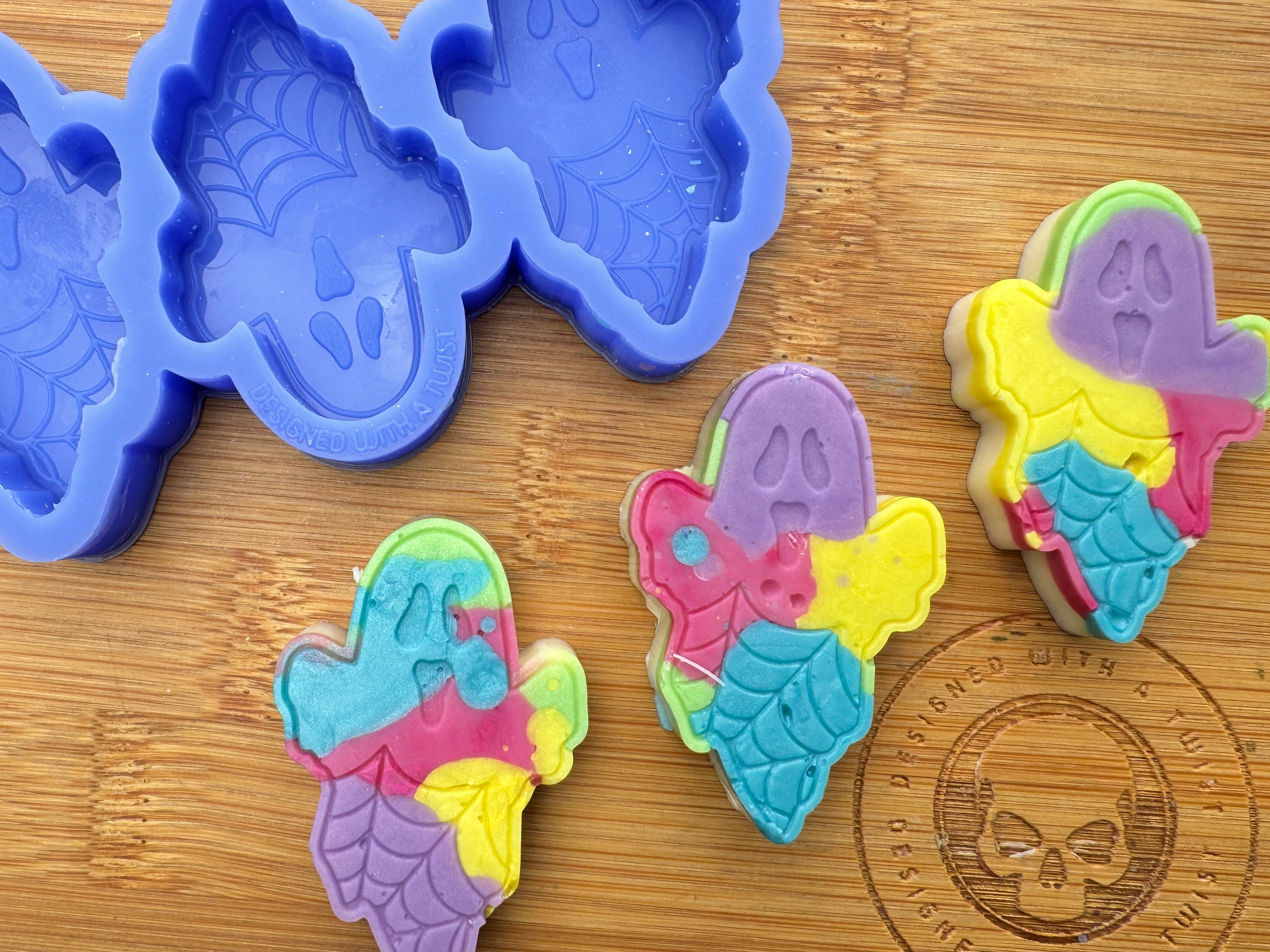 Ghostie Silicone Mold Trio