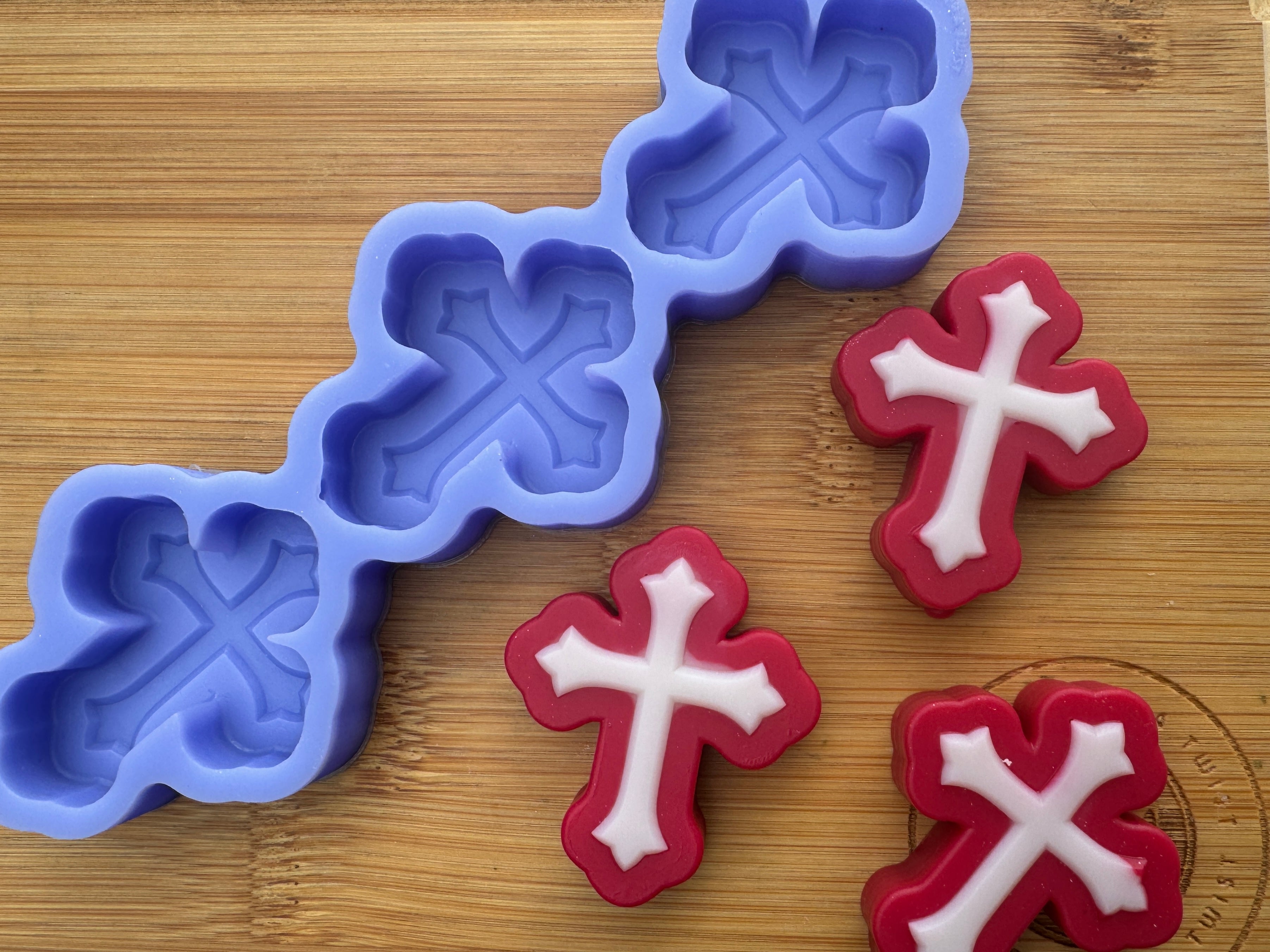 3D Cross Silicone Mold