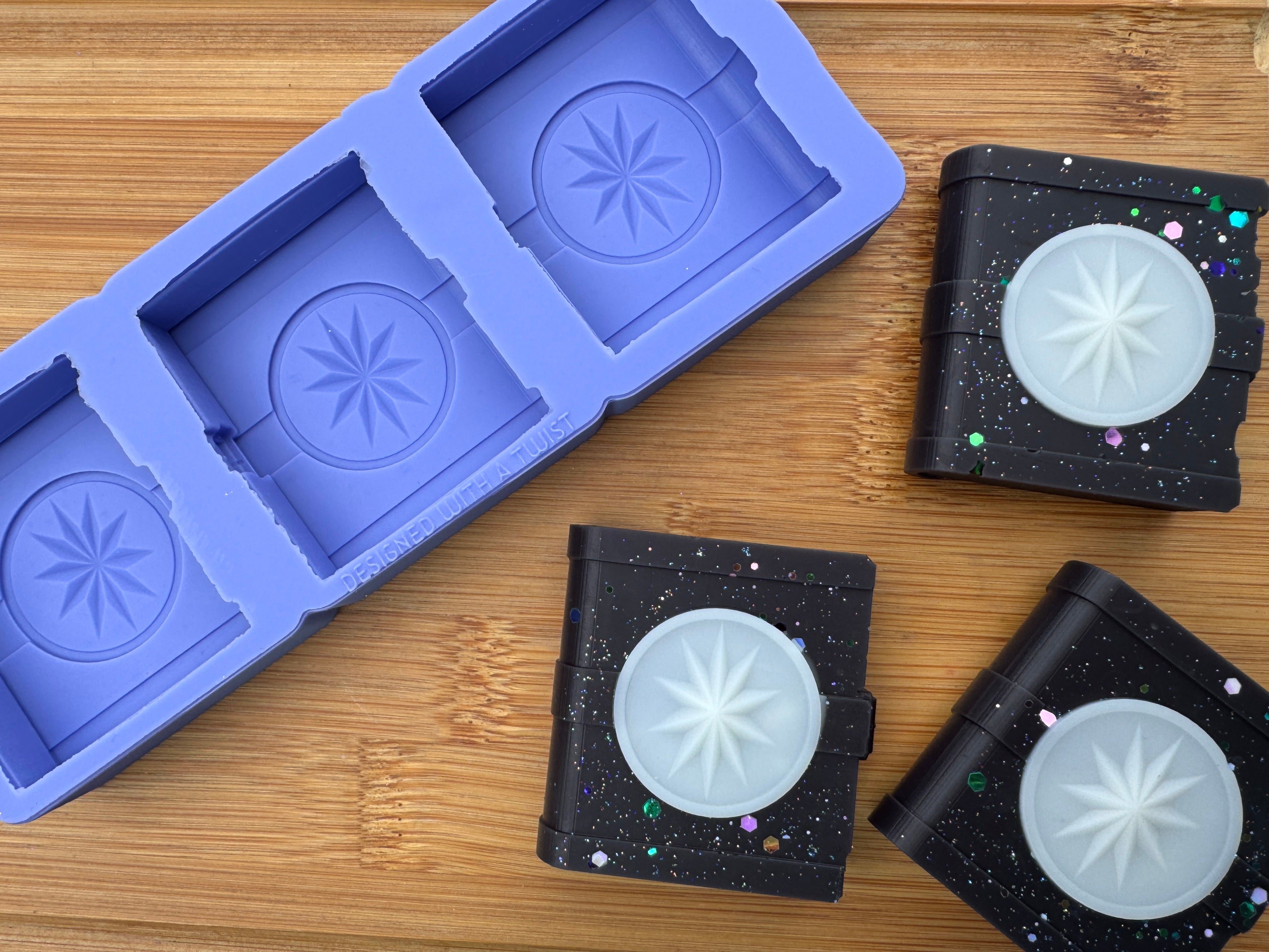 3D Books Silicone Mold Trio