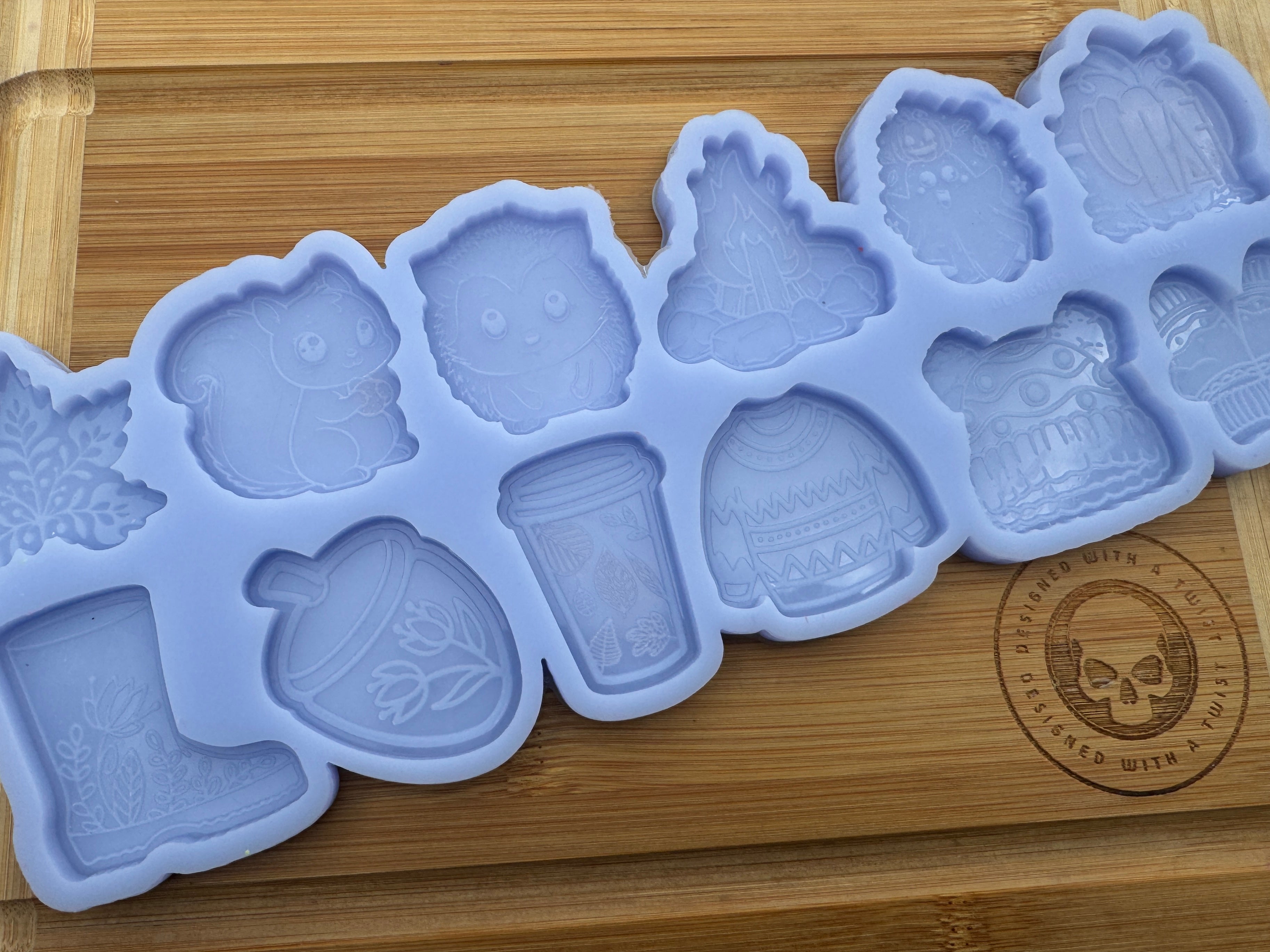 Autumn Topper Palette Silicone Mold