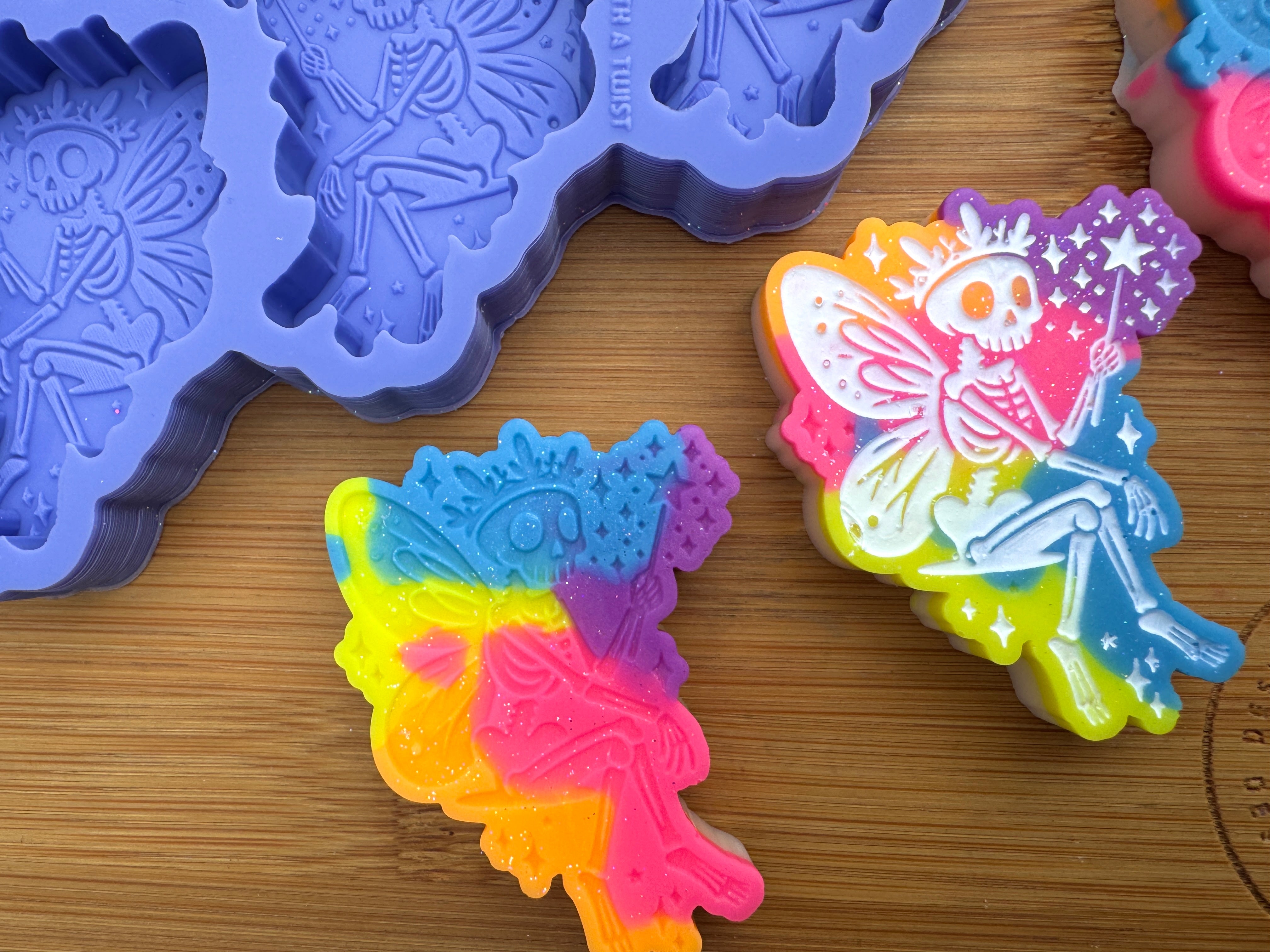 Skeleton Fairy Silicone Trio Mold