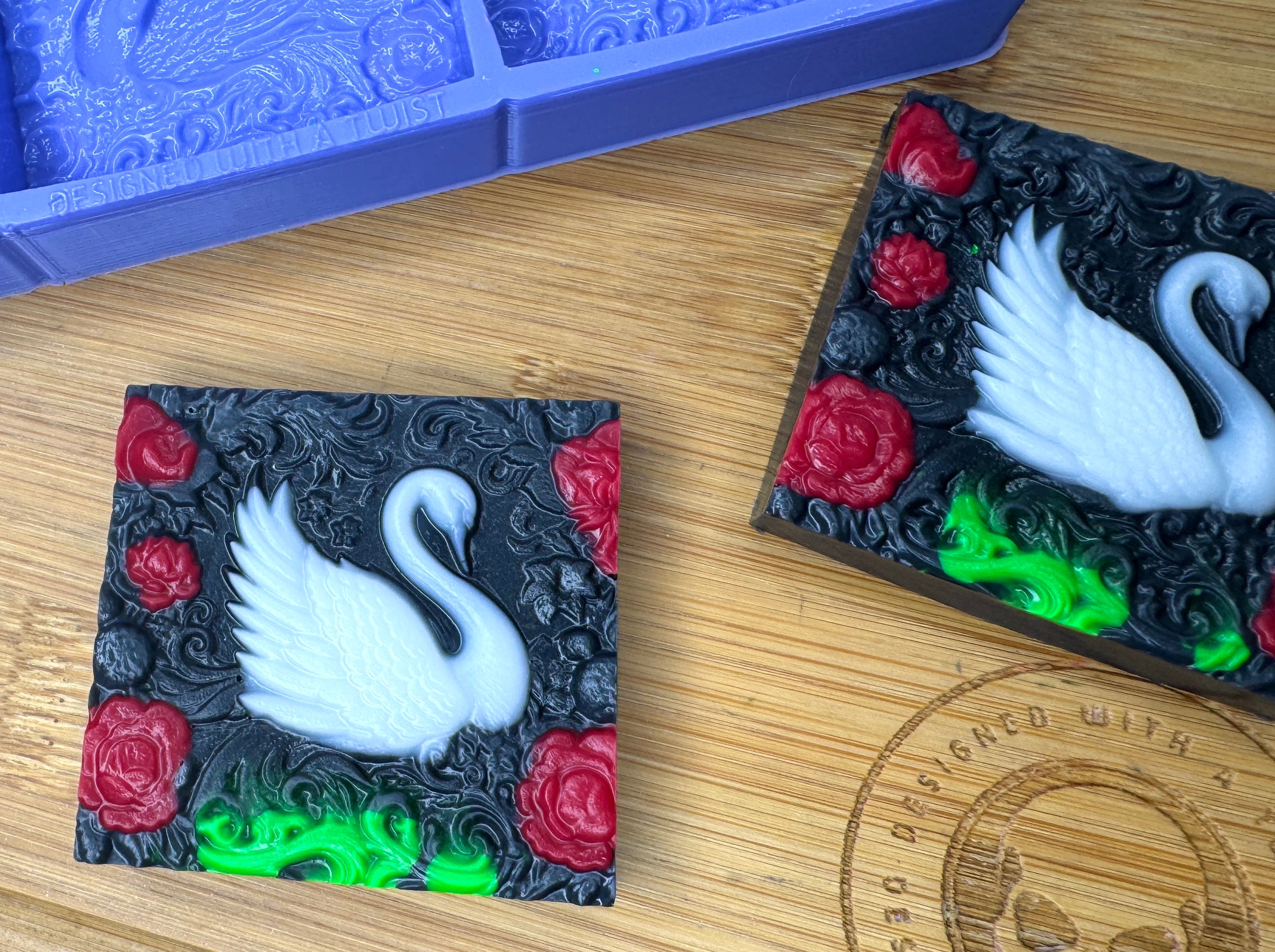 Swan Silicone Mold Trio
