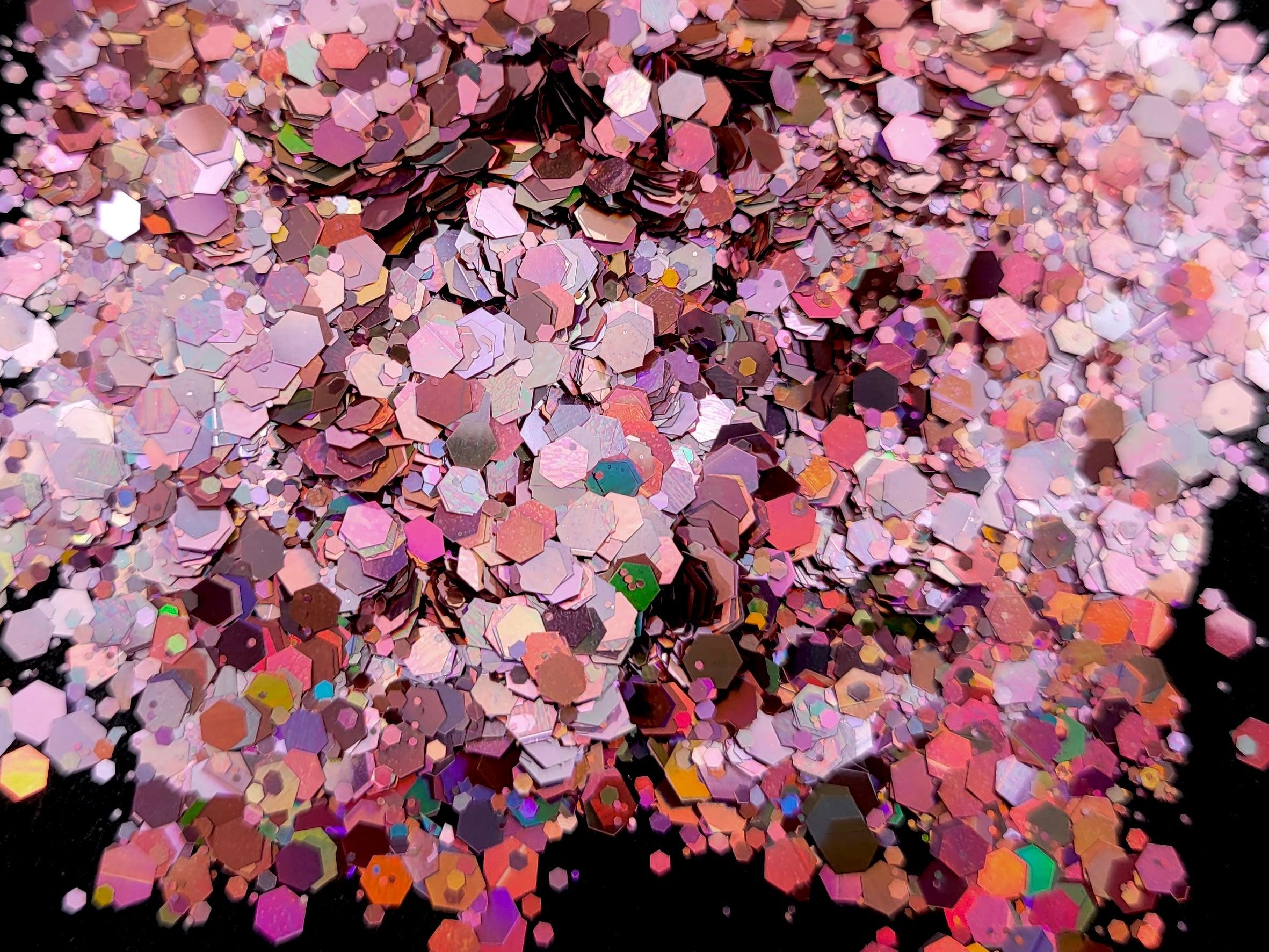 Blush - Glitter Bag 10g - Designed with a Twist - Top quality silicone molds made in the UK.